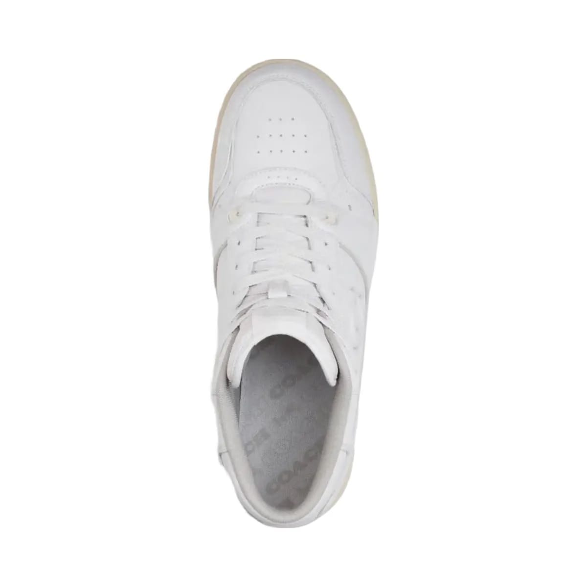 Coach Men's Soho Mid Top Sneaker Optic White