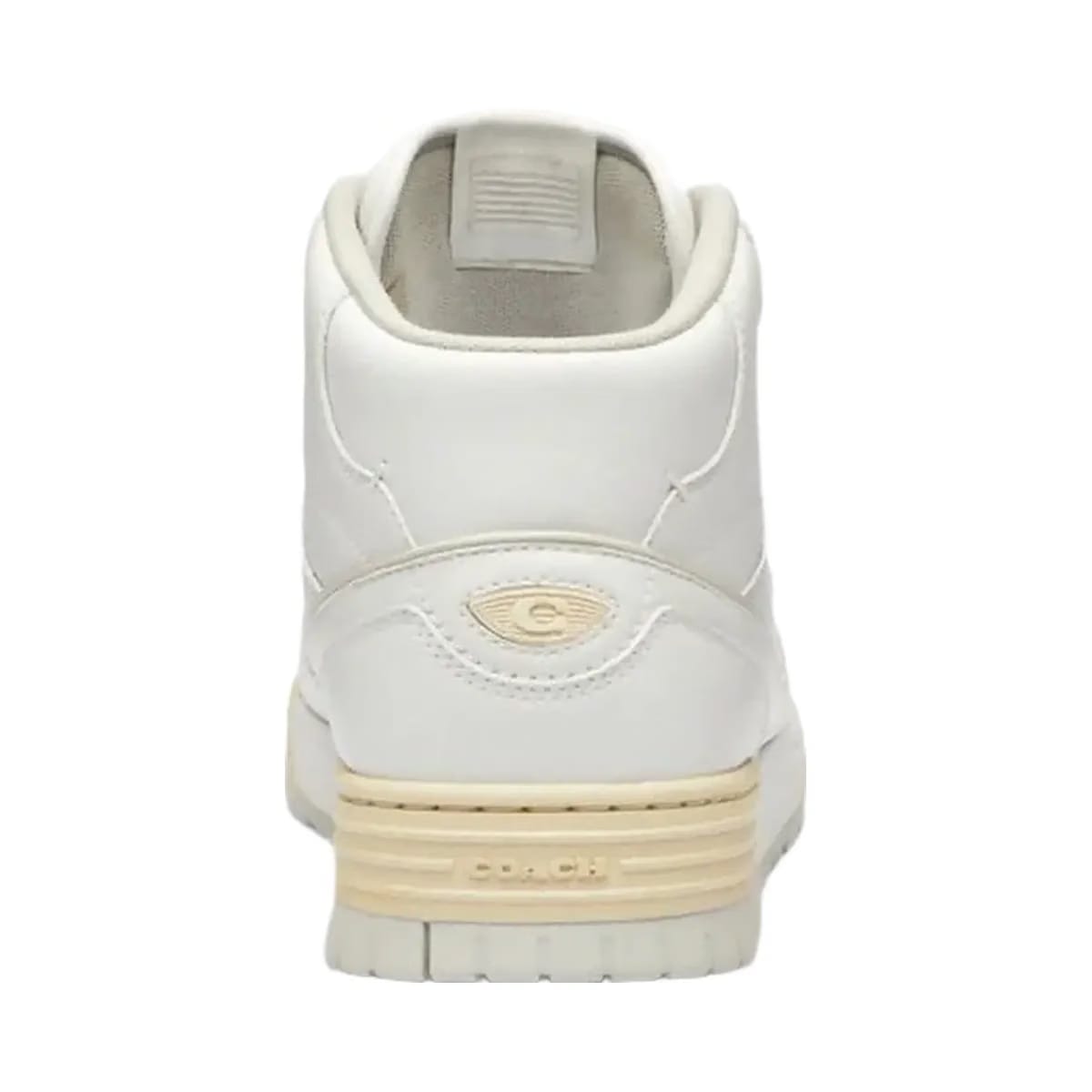 Coach Men's Soho Mid Top Sneaker Optic White