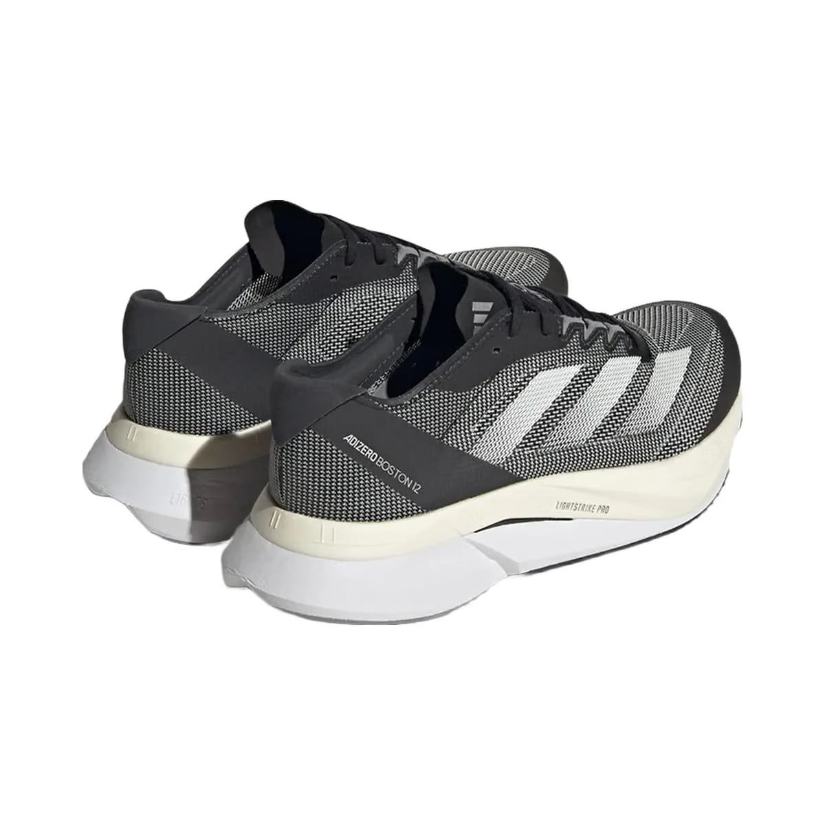 Adidas Adizero Boston 12 Core Black Cloud White Carbon