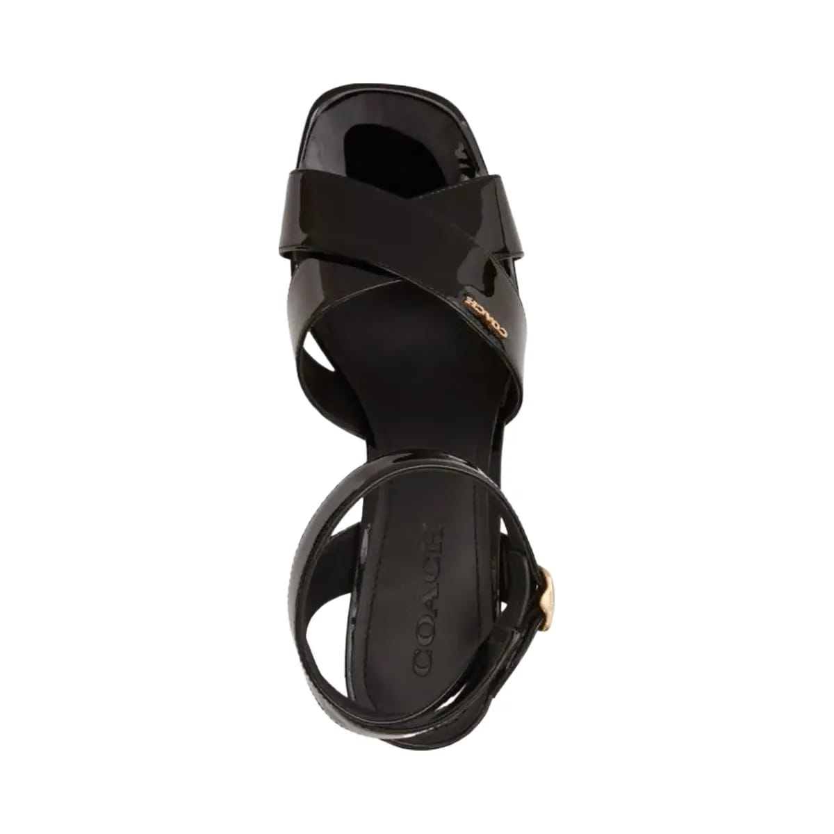 Coach Women's Block Heel Sandal Black