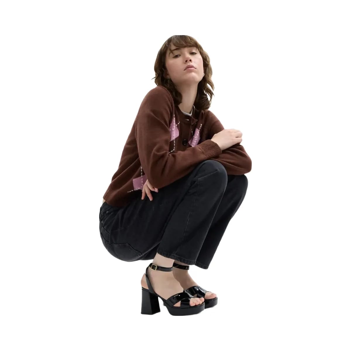Coach Women's Block Heel Sandal Black