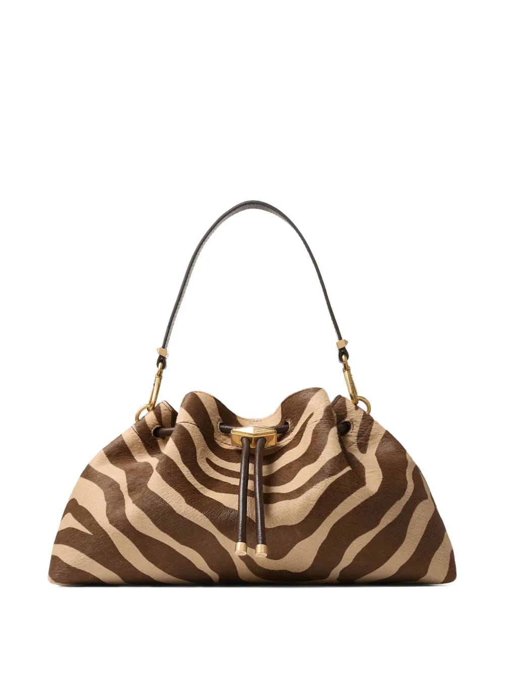 medium Cinch zebra-print shoulder bag