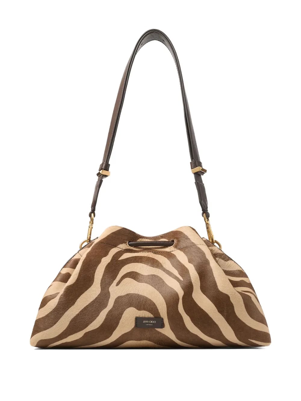 medium Cinch zebra-print shoulder bag