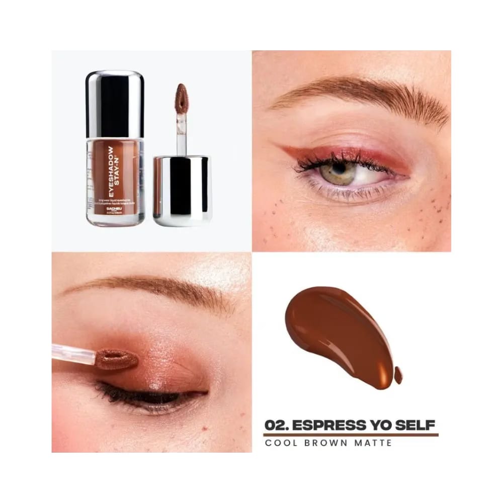 SACHEU Long Wear Liquid Eyeshadow STAY-N - Espress Yo Self
