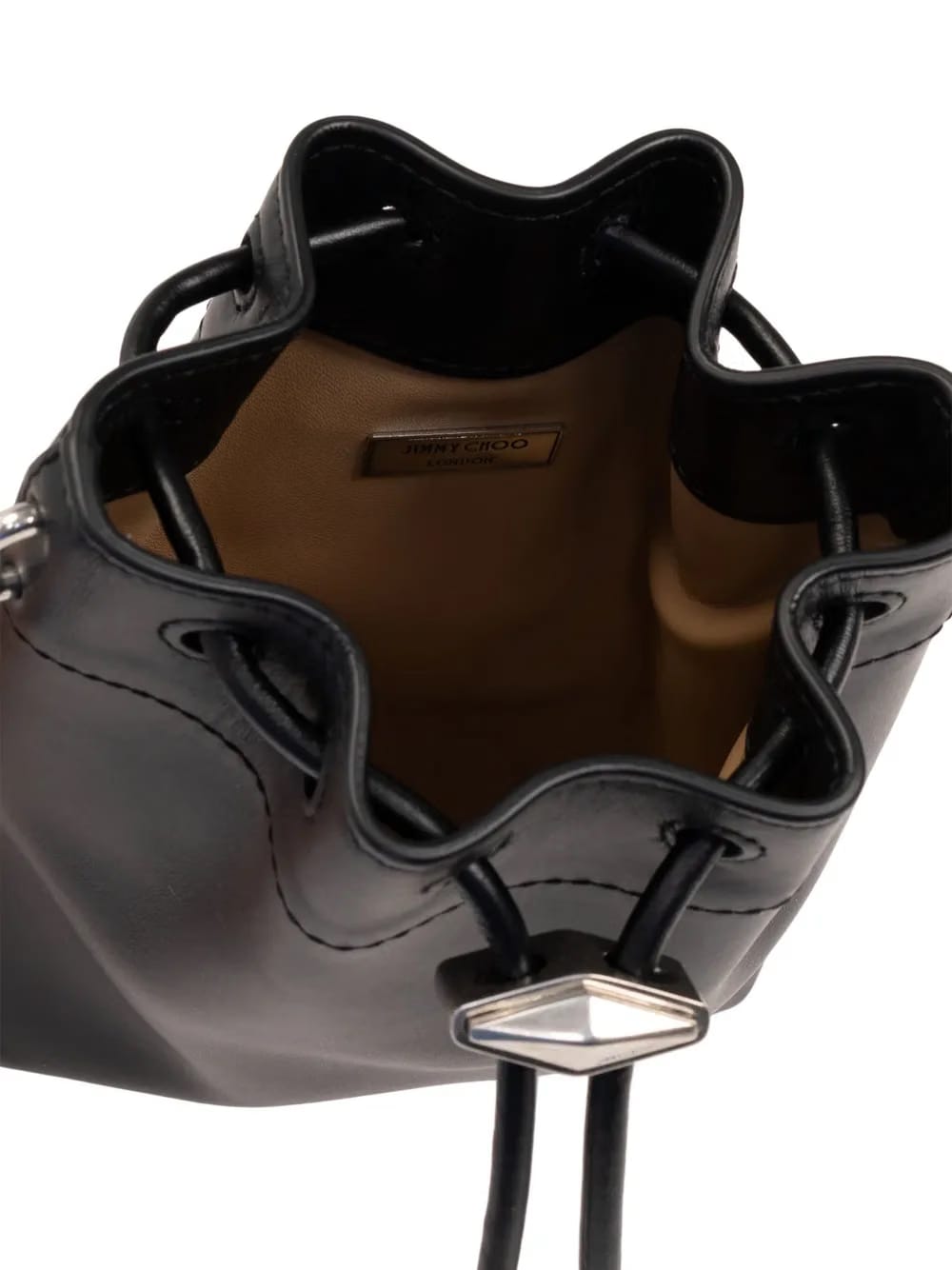 mini Cinch leather bucket bag