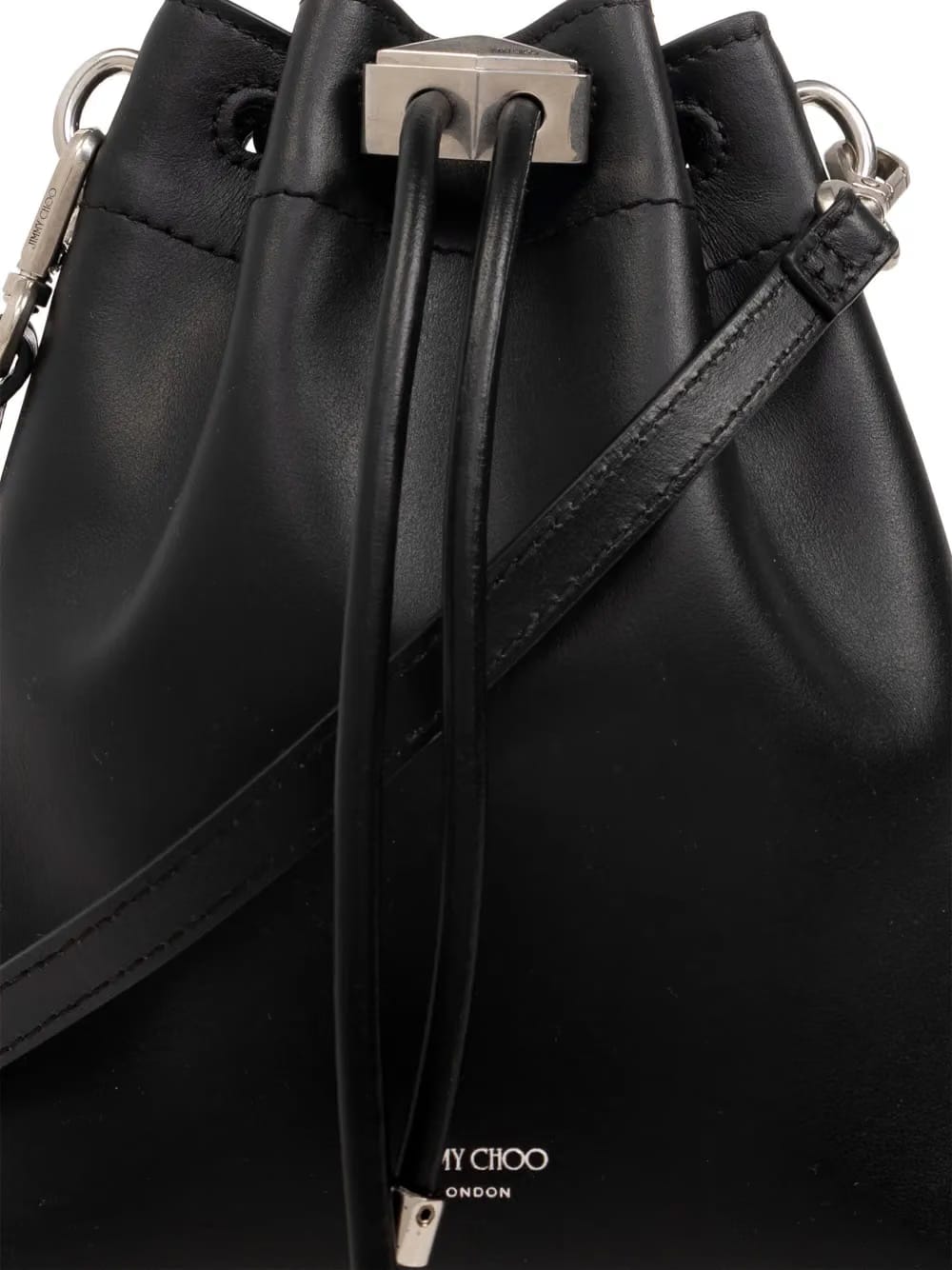 mini Cinch leather bucket bag