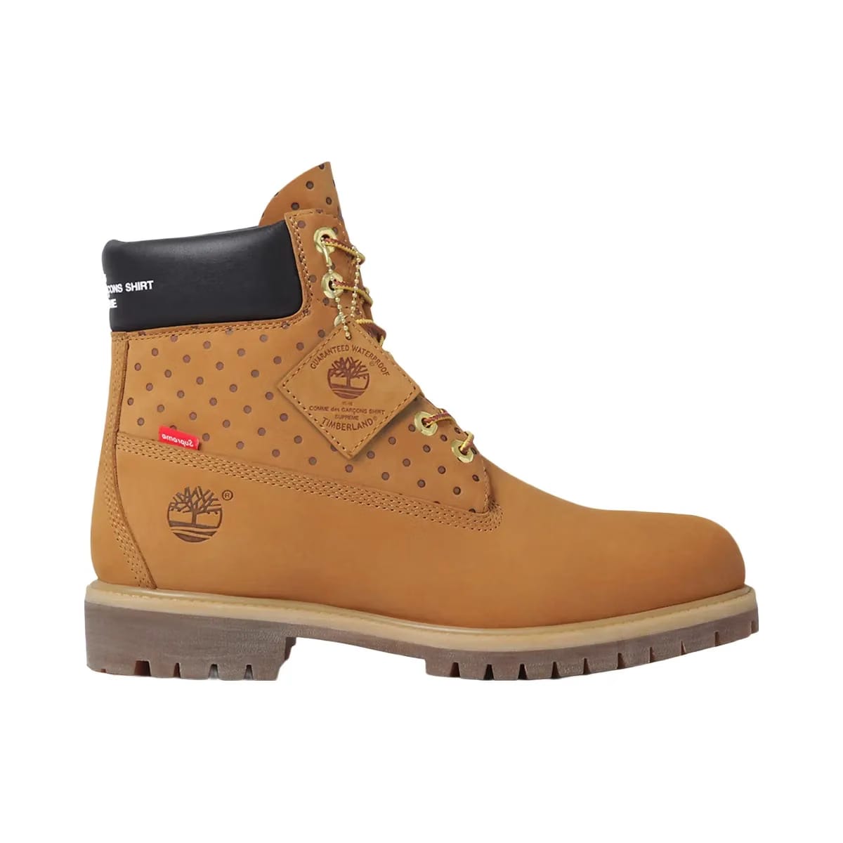 Timberland 6" Boot Supreme X Comme Des Garcons Wheat