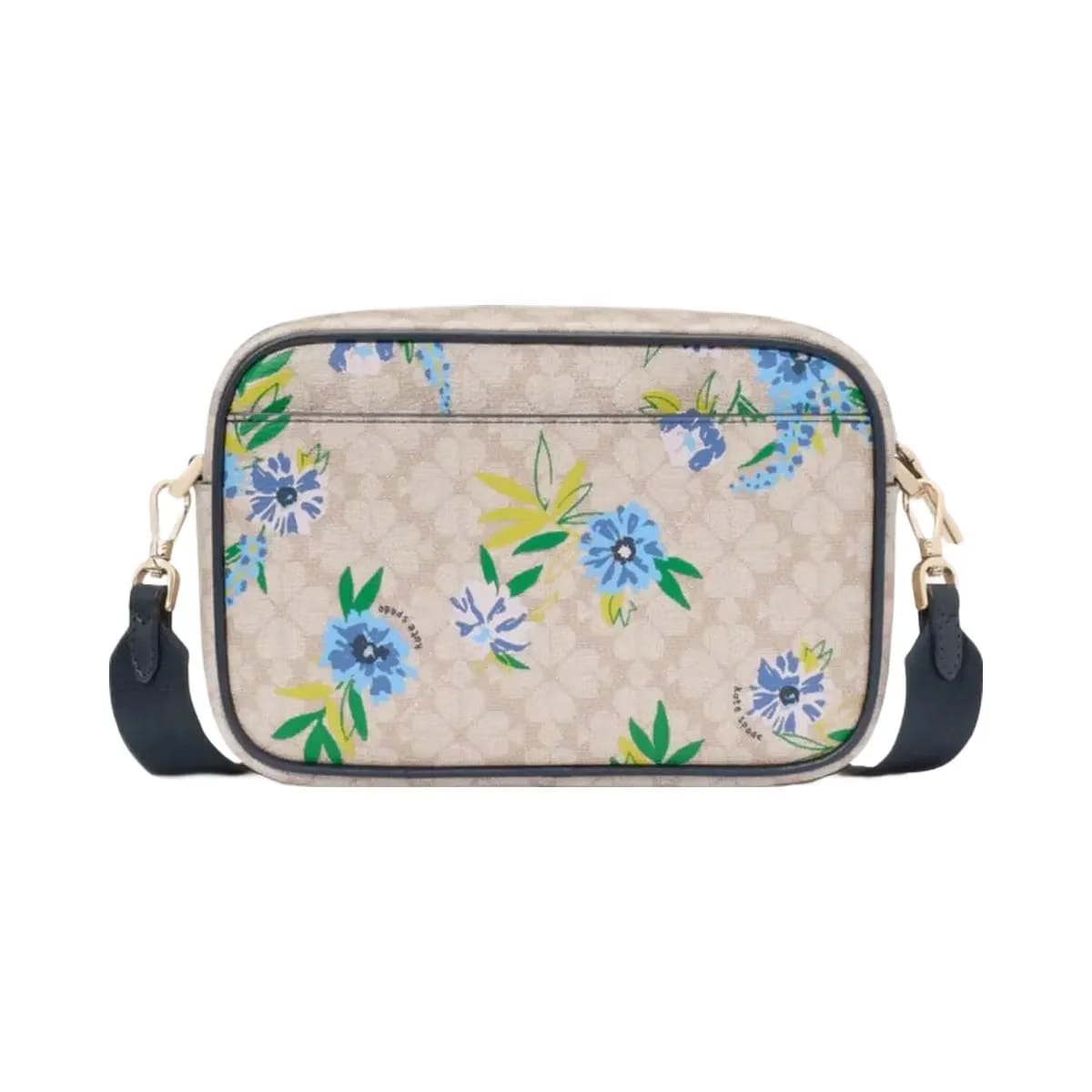 Kate Spade Flower Floral Camera Bag Blazer Blue Multi