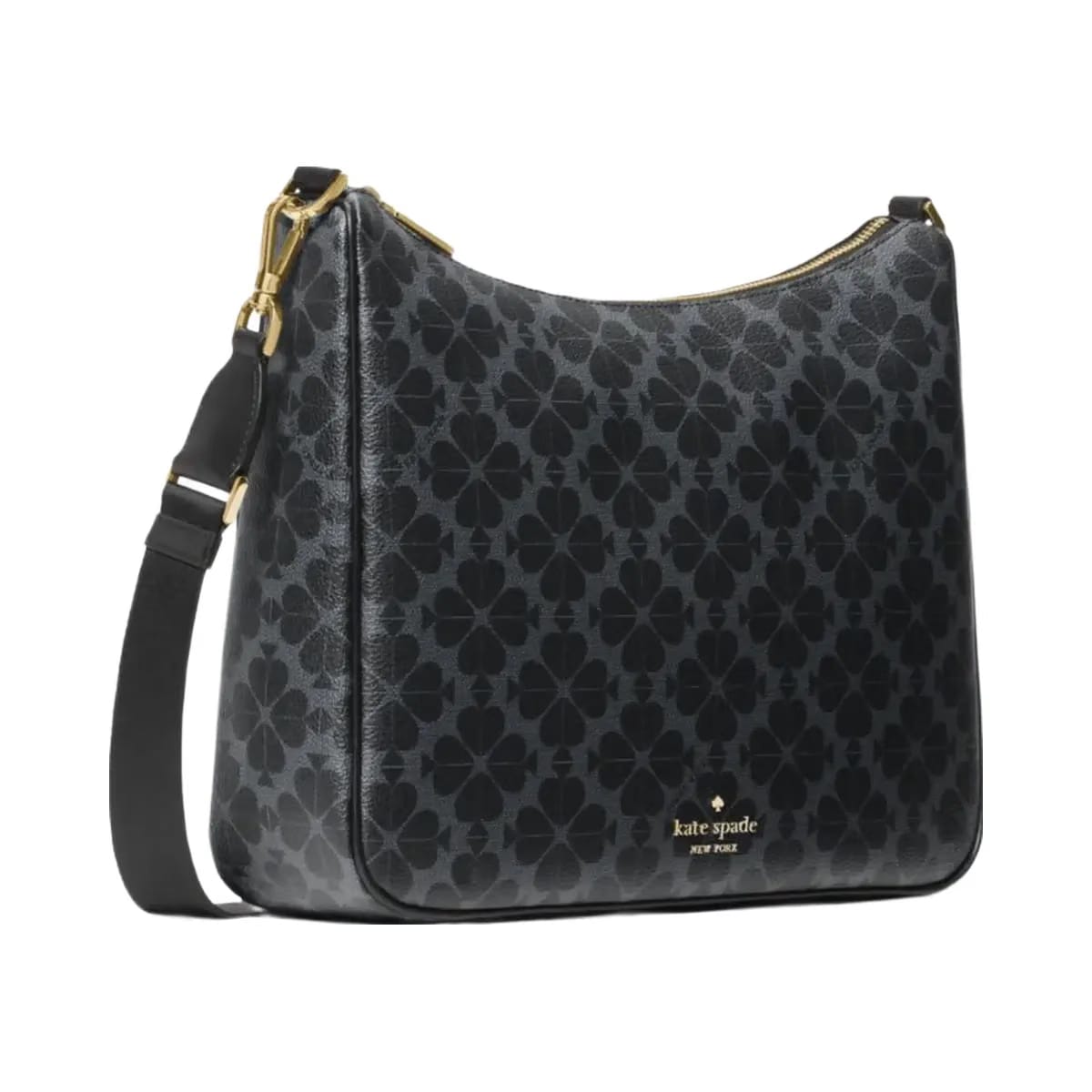 Kate Spade Flower Large Crossbody With Pouch Black