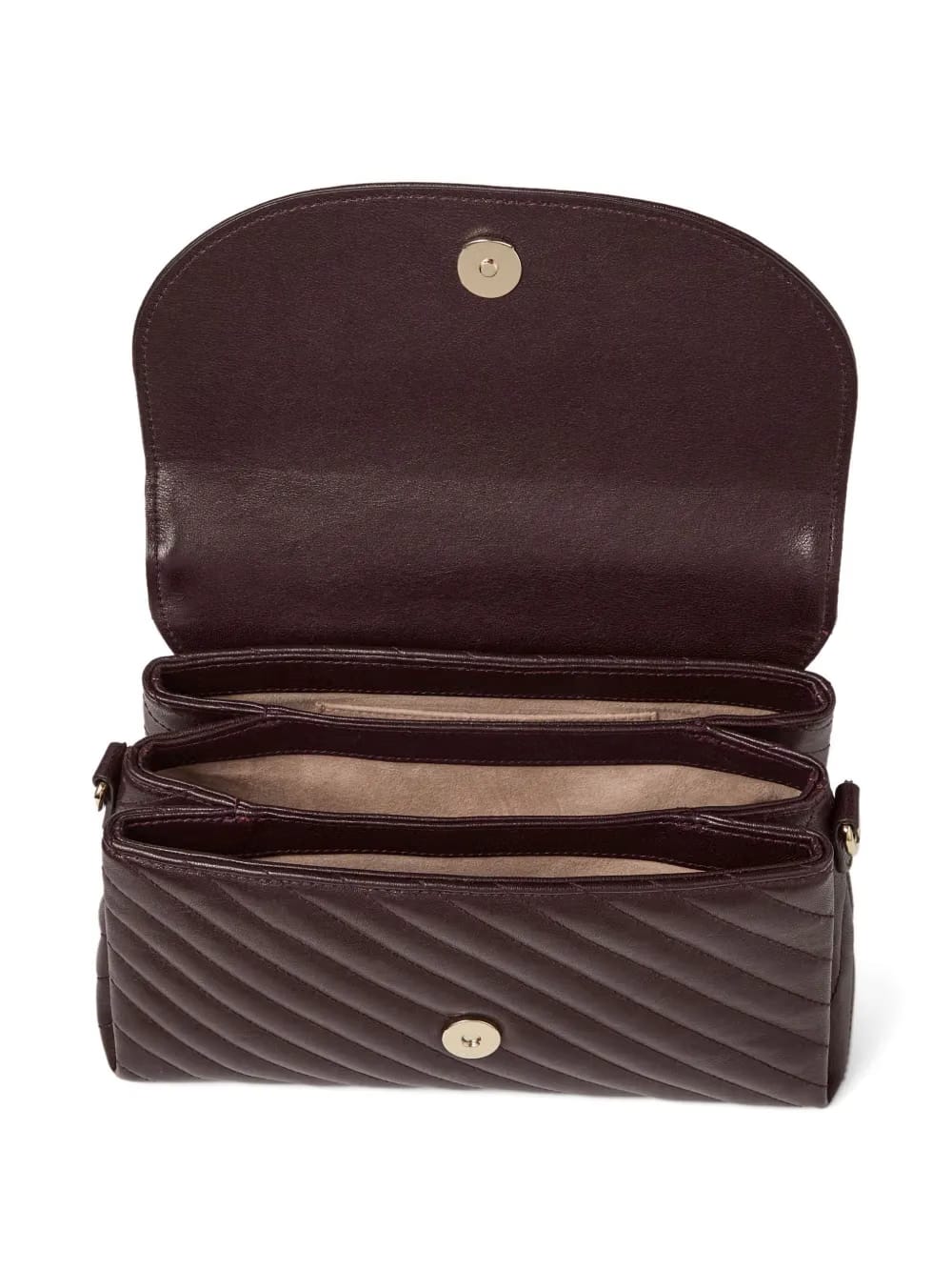 Curve quilted shoulder bag