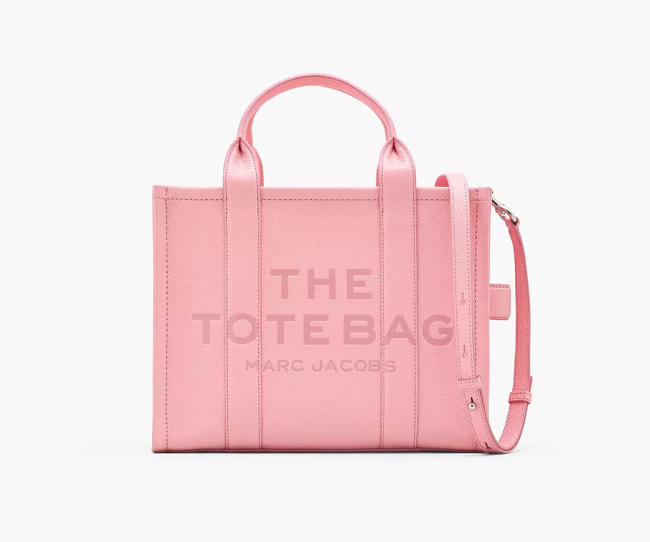 Marc Jacobs The Leather Medium Tote Bag 'Ribbon Pink'