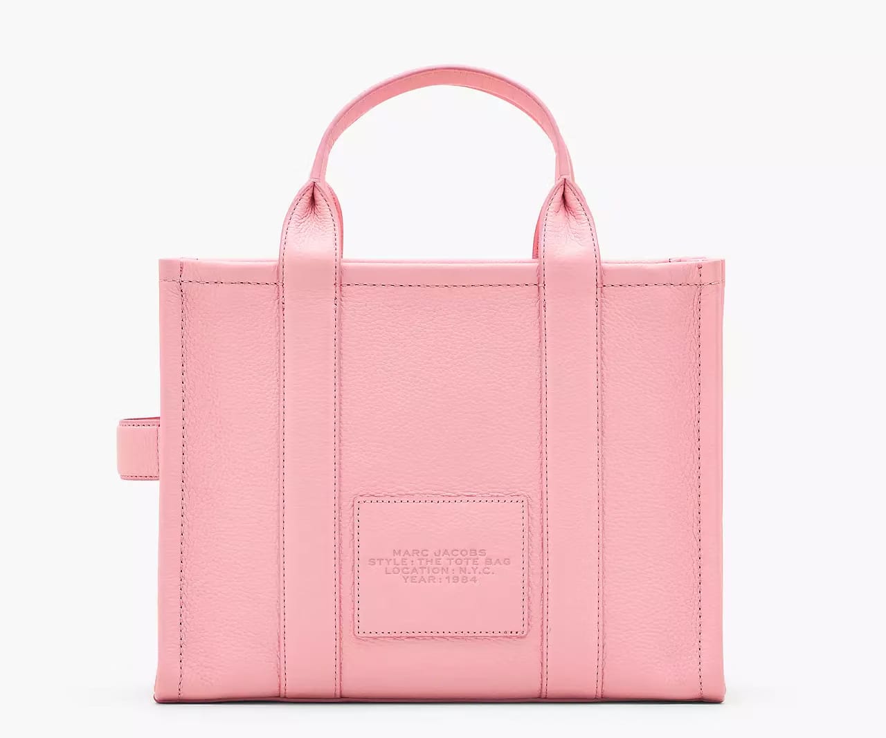 Marc Jacobs The Leather Medium Tote Bag 'Ribbon Pink'