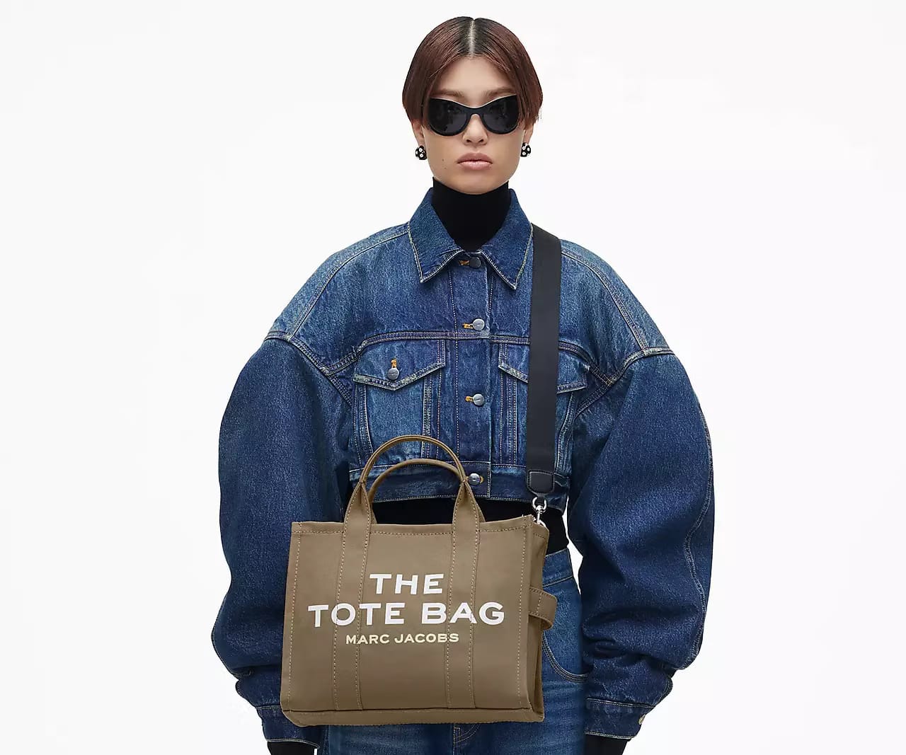 Marc Jacobs The Canvas Medium Tote Bag 'Slate Green'