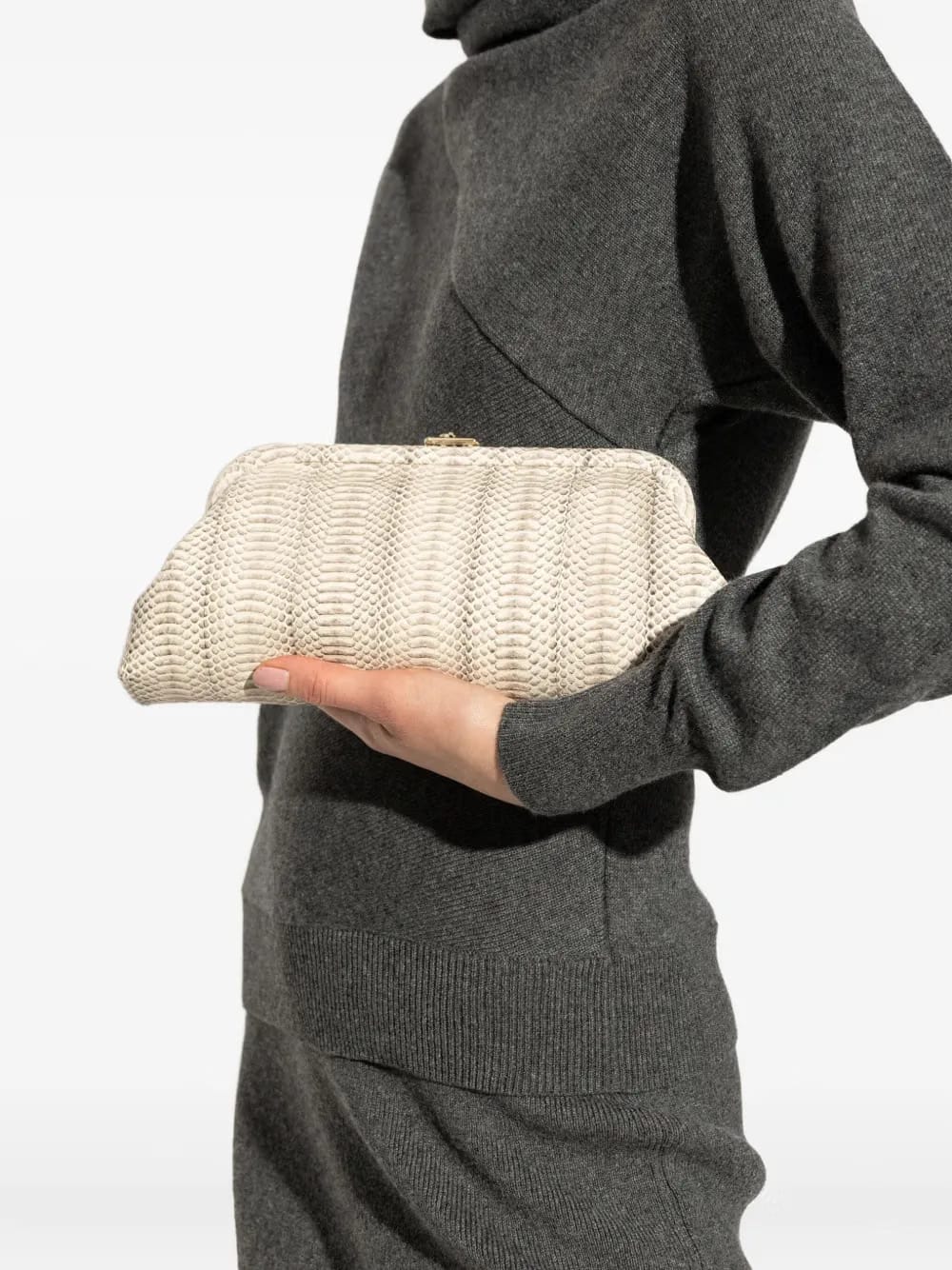 Skylar chain-strap clutch bag