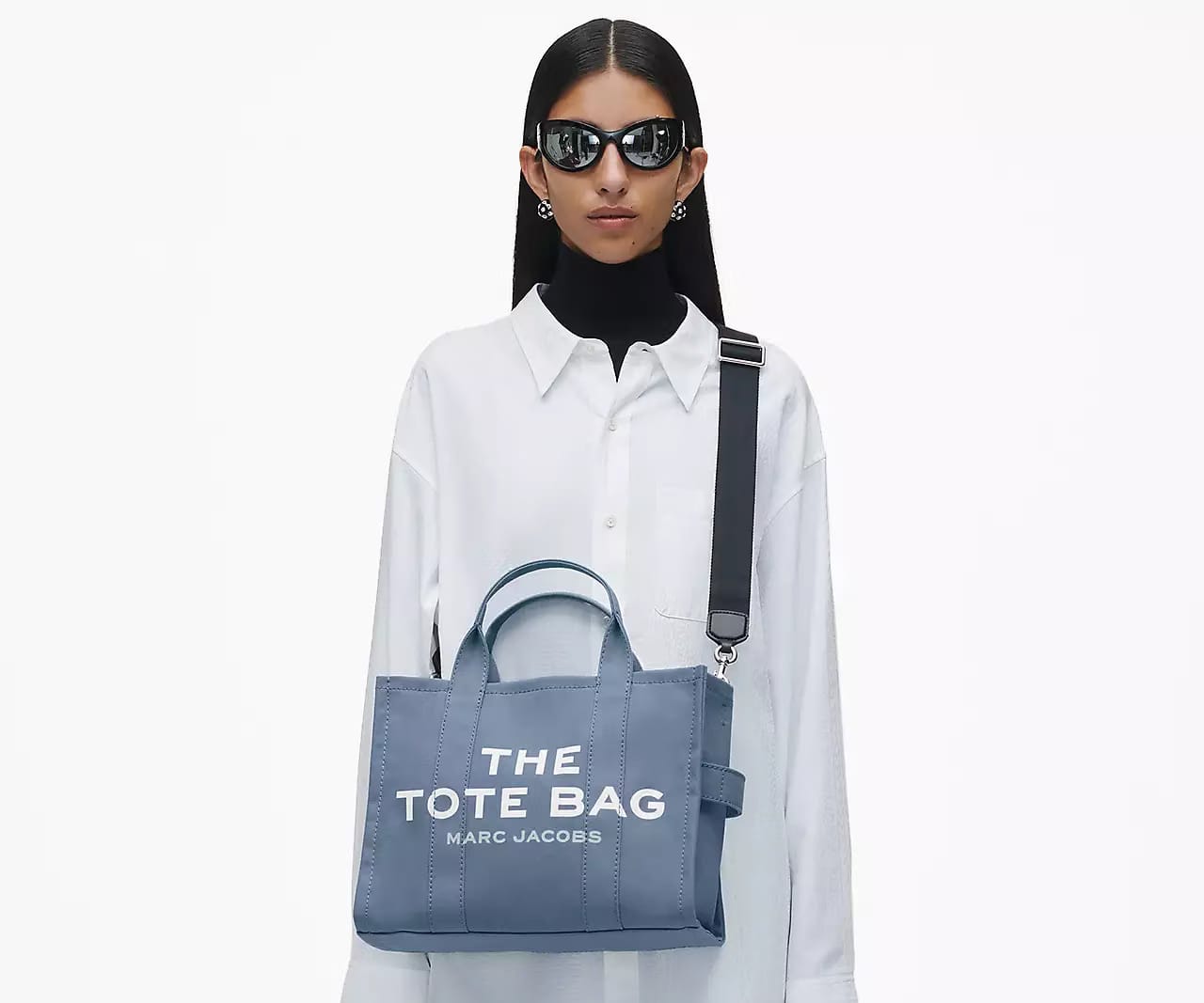 Marc Jacobs The Canvas Medium Tote Bag 'Blue Shadow'