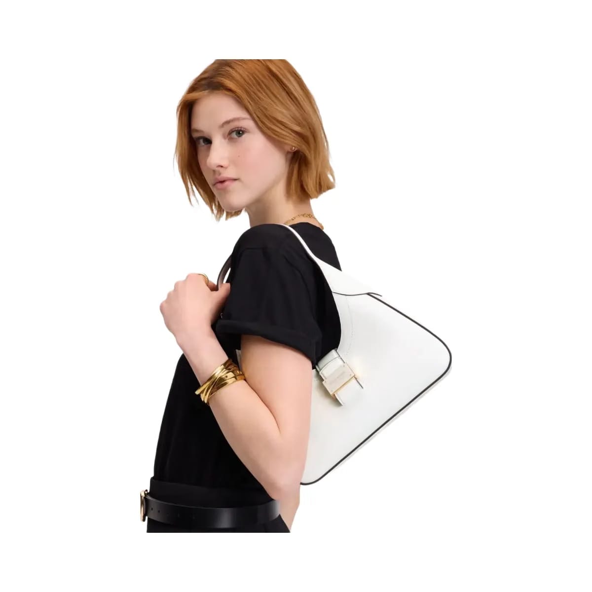 Kate Spade Nouveau Small Shoulder Bag True White