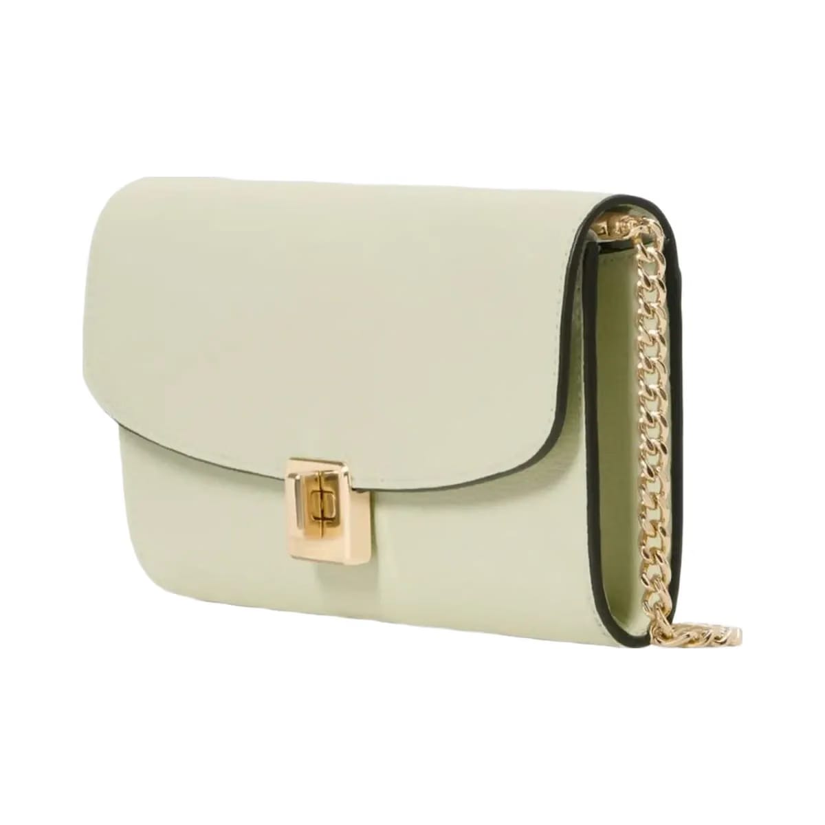 Kate Spade Phoebe Turnlock Wallet on chain Sage Bundle