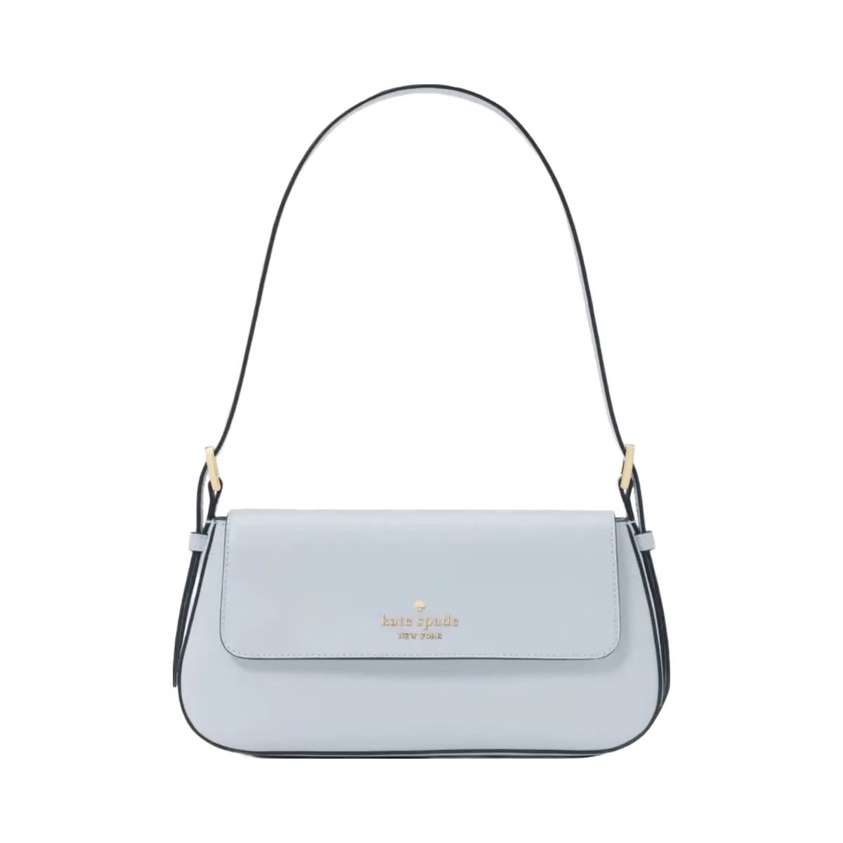 Kate Spade Madison Saffiano Leather Small Flap Shoulder Bag Watercolor Blue