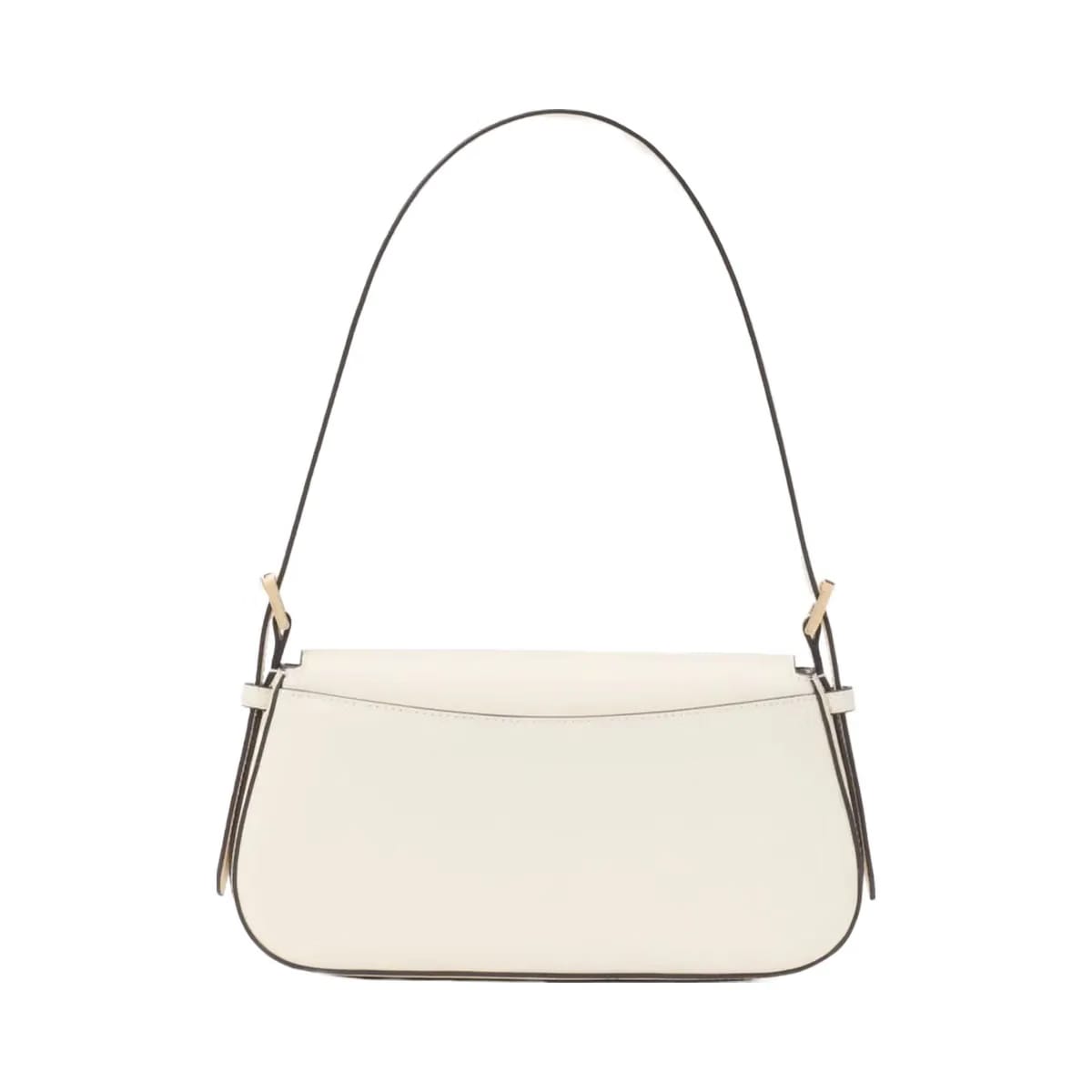 Kate Spade Madison Saffiano Leather Small Flap Shoulder Bag Meringue