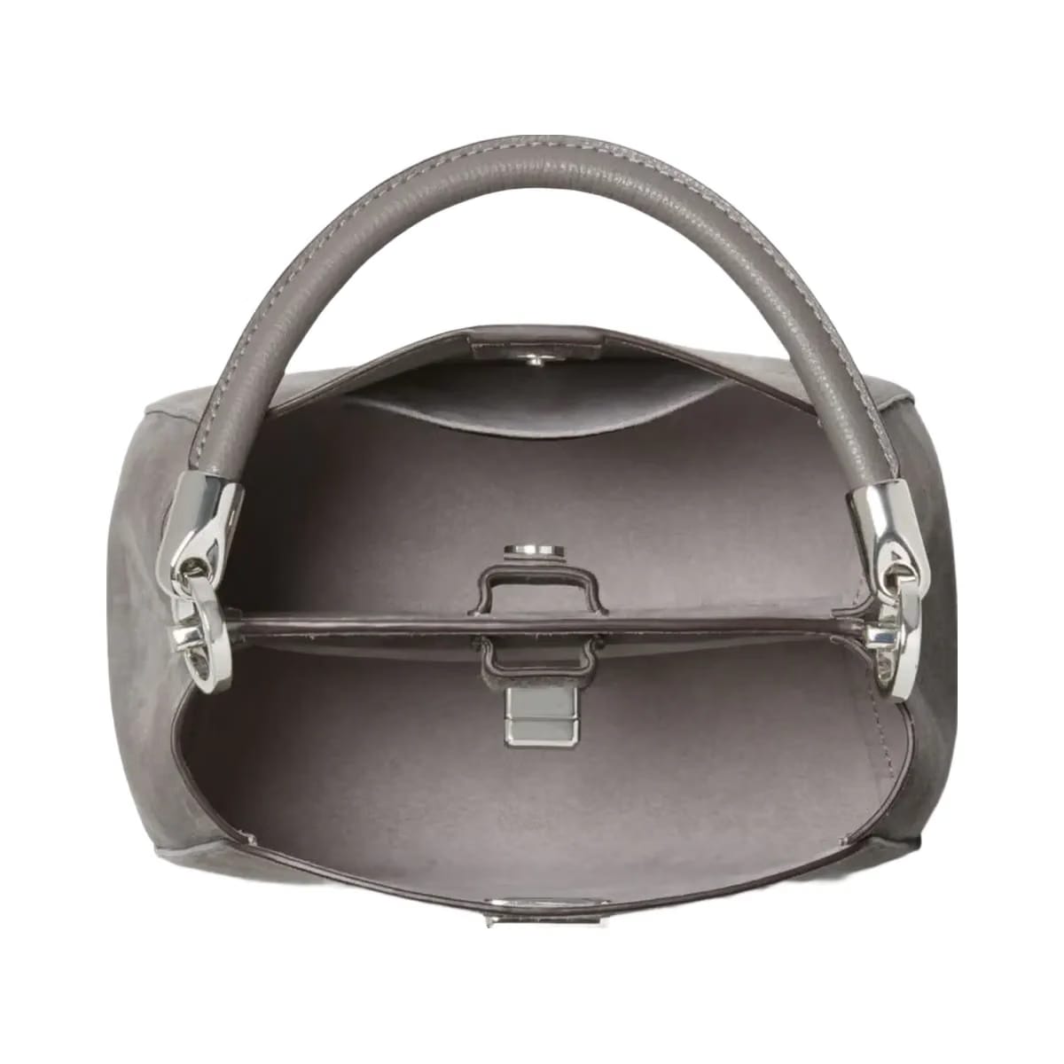 Kate Spade Phoebe Suede Small Top Handle Satchel Hare Grey