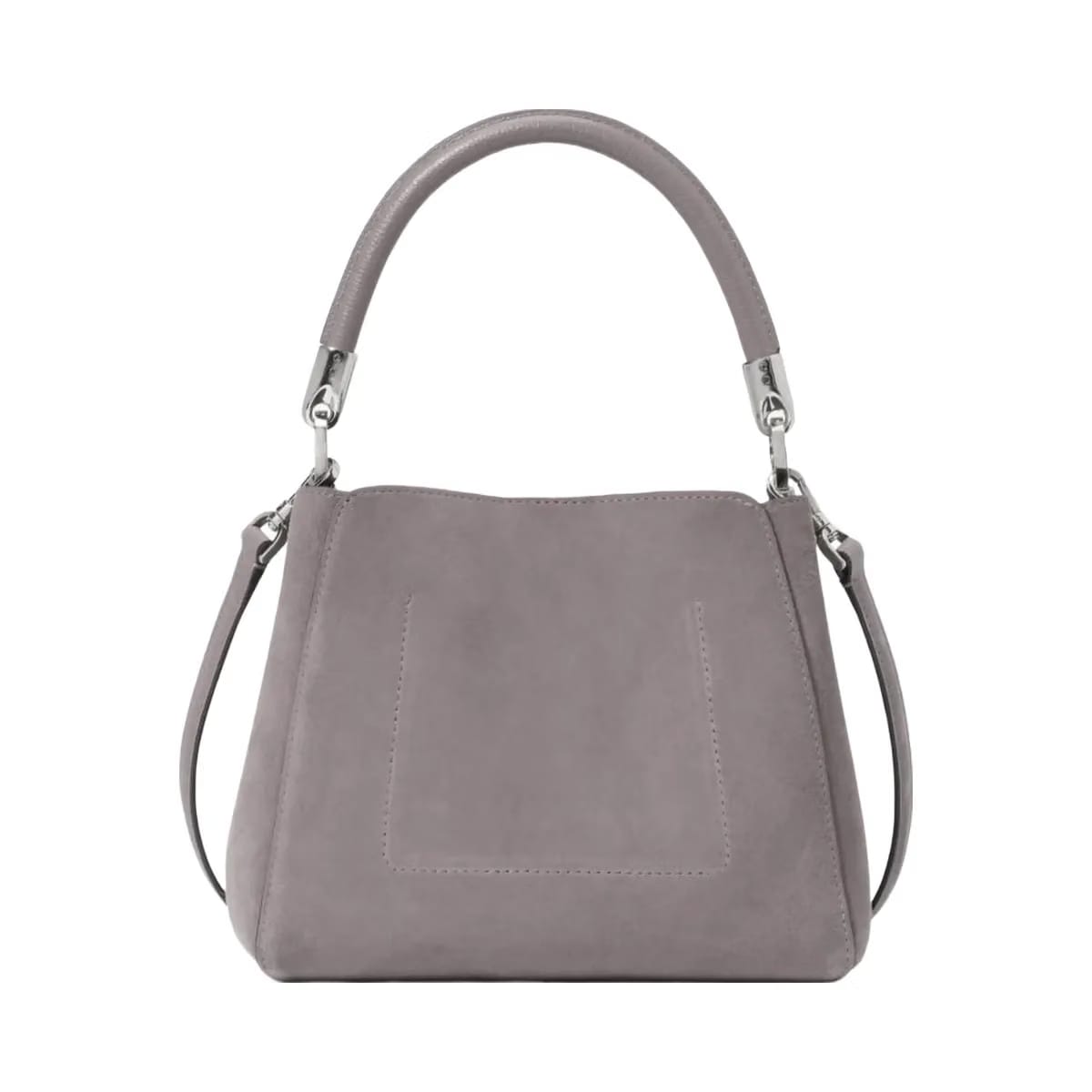 Kate Spade Phoebe Suede Small Top Handle Satchel Hare Grey
