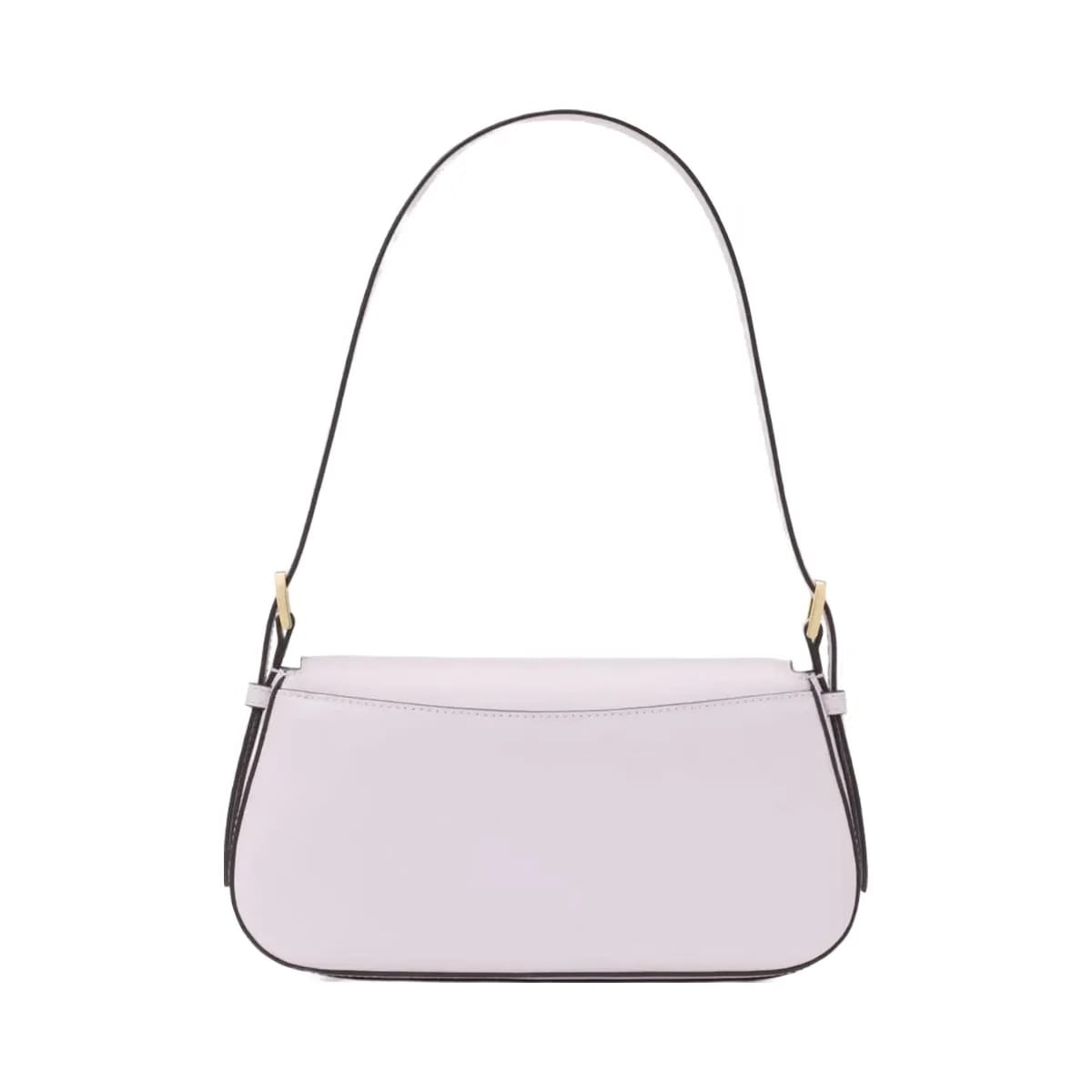 Kate Spade Madison Saffiano Leather Small Flap Shoulder Bag Pale Amethyst
