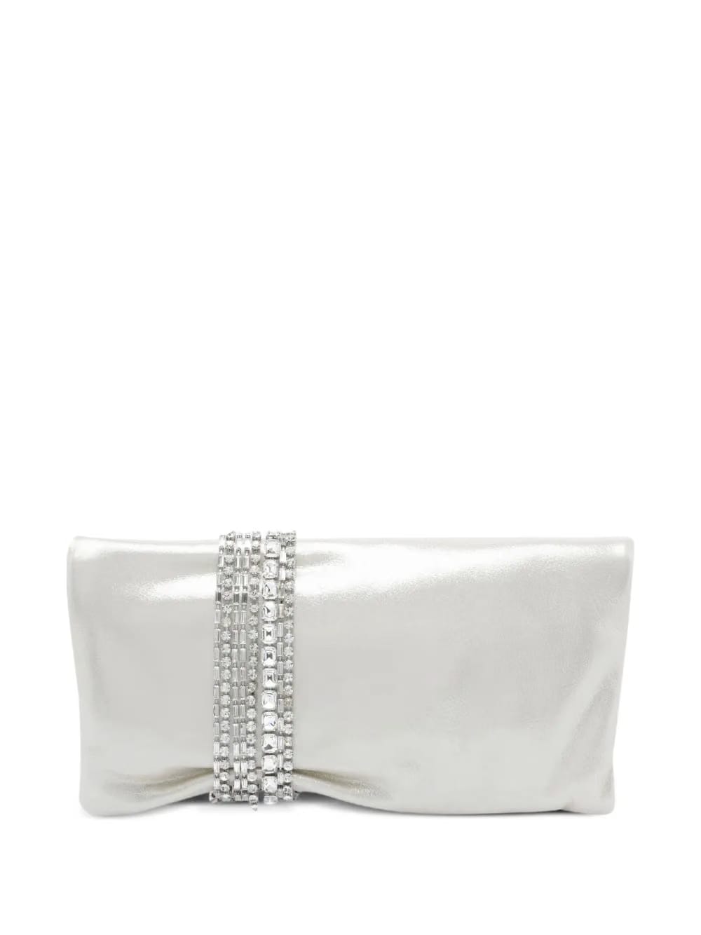 medium Zandra crystal-embellished clutch bag