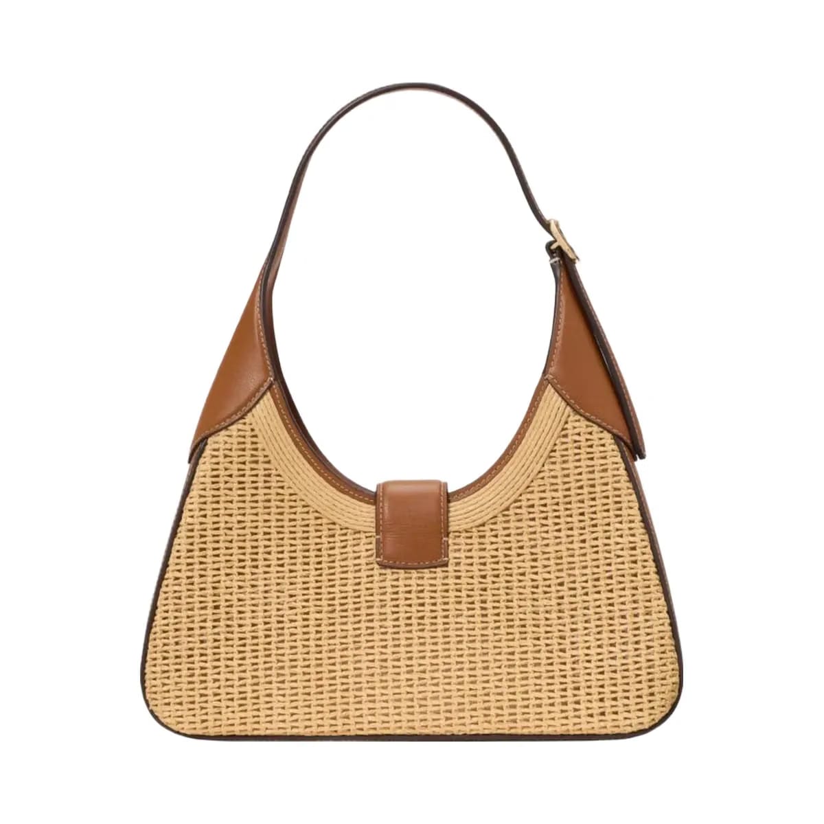 Kate Spade Nouveau Straw Small Shoulder Bag Cavern Clay Multi