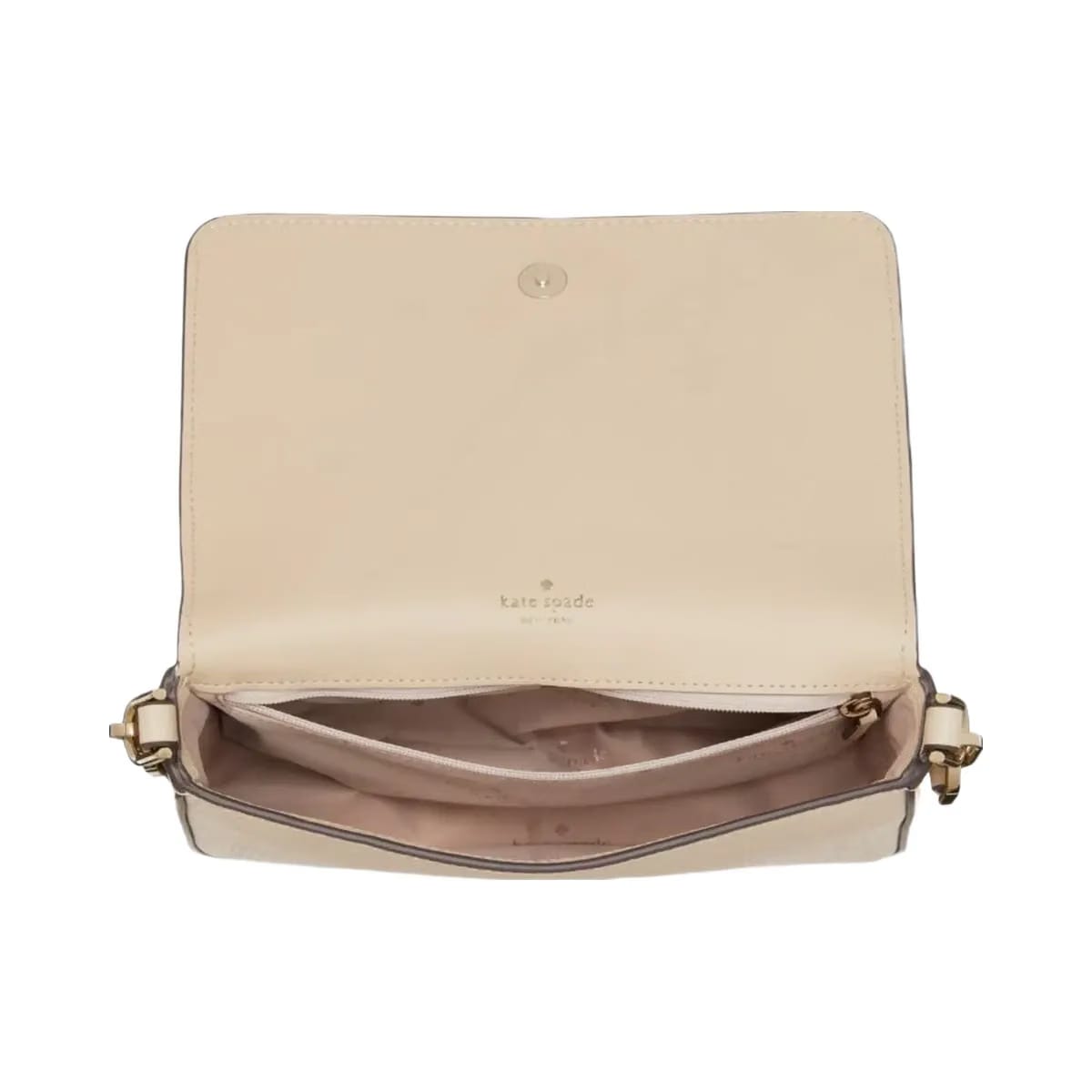 Kate Spade Lena Colorblock Mini Flap Crossbody Light Sand Multi