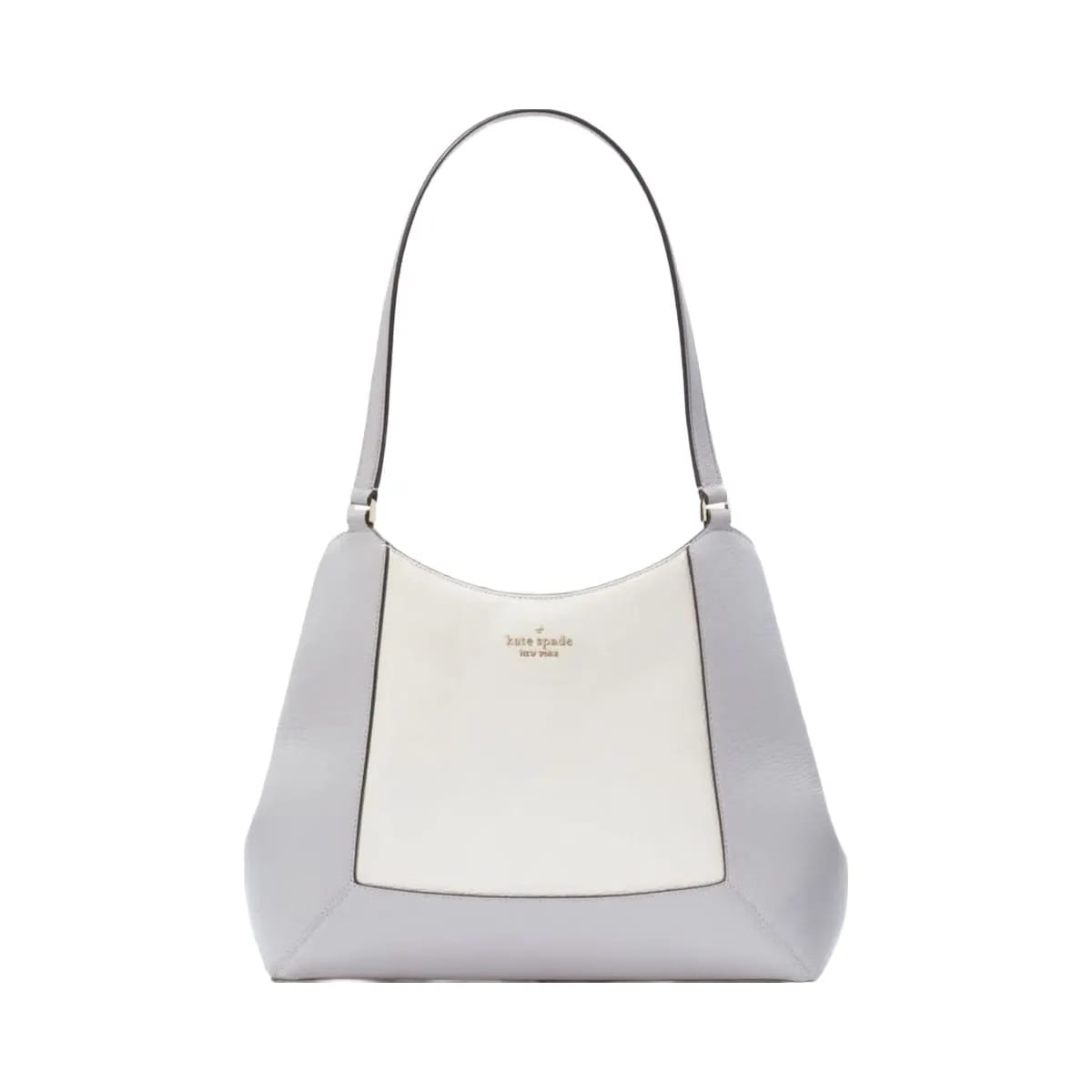 Kate Spade Lena Colorblock Large Triple Compartment Shoulder Bag Mountain Grey Multi