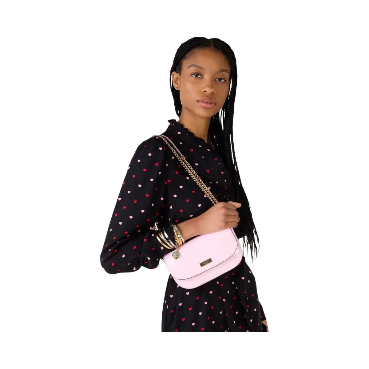 Kate Spade Krista Patent Chain Crossbody Pink Horizon