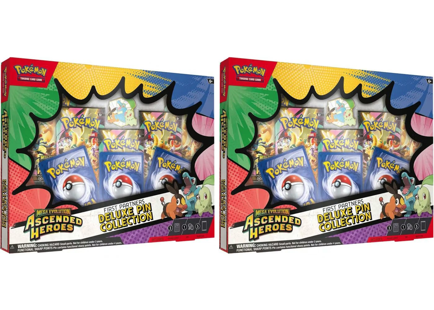 2026 Pokemon Mega Evolution Ascended Heroes Deluxe Pin Collection Box 2X Lot