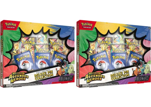 2026 Pokemon Mega Evolution Ascended Heroes Deluxe Pin Collection Box 2X Lot