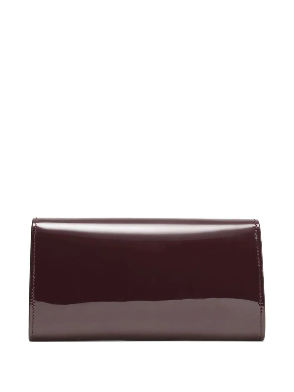 Bing crystal-embellished patent-leather clutch bag