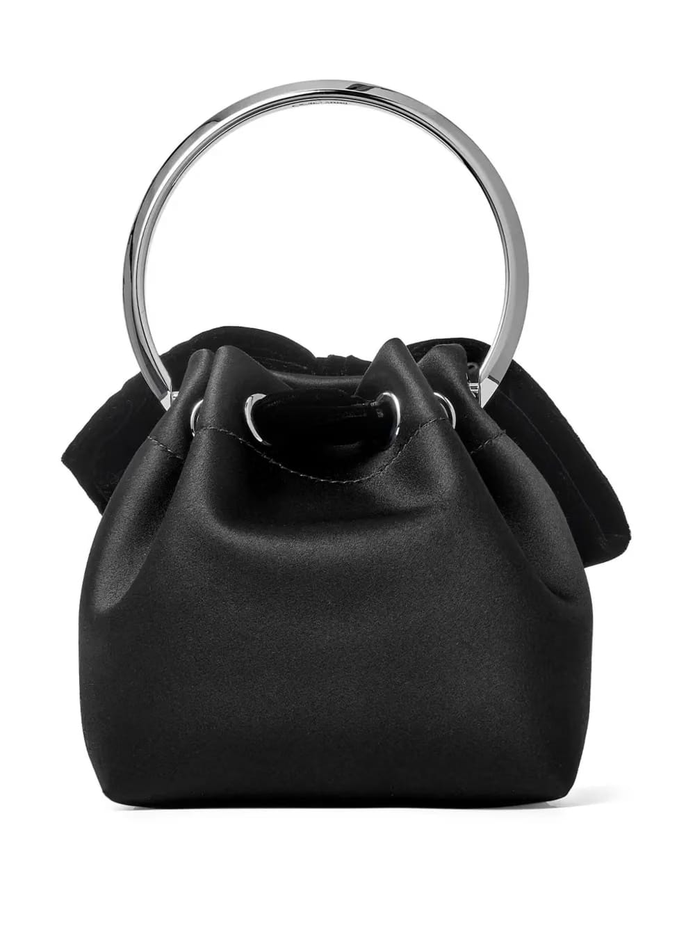 Bon Bon bow-detail satin bag