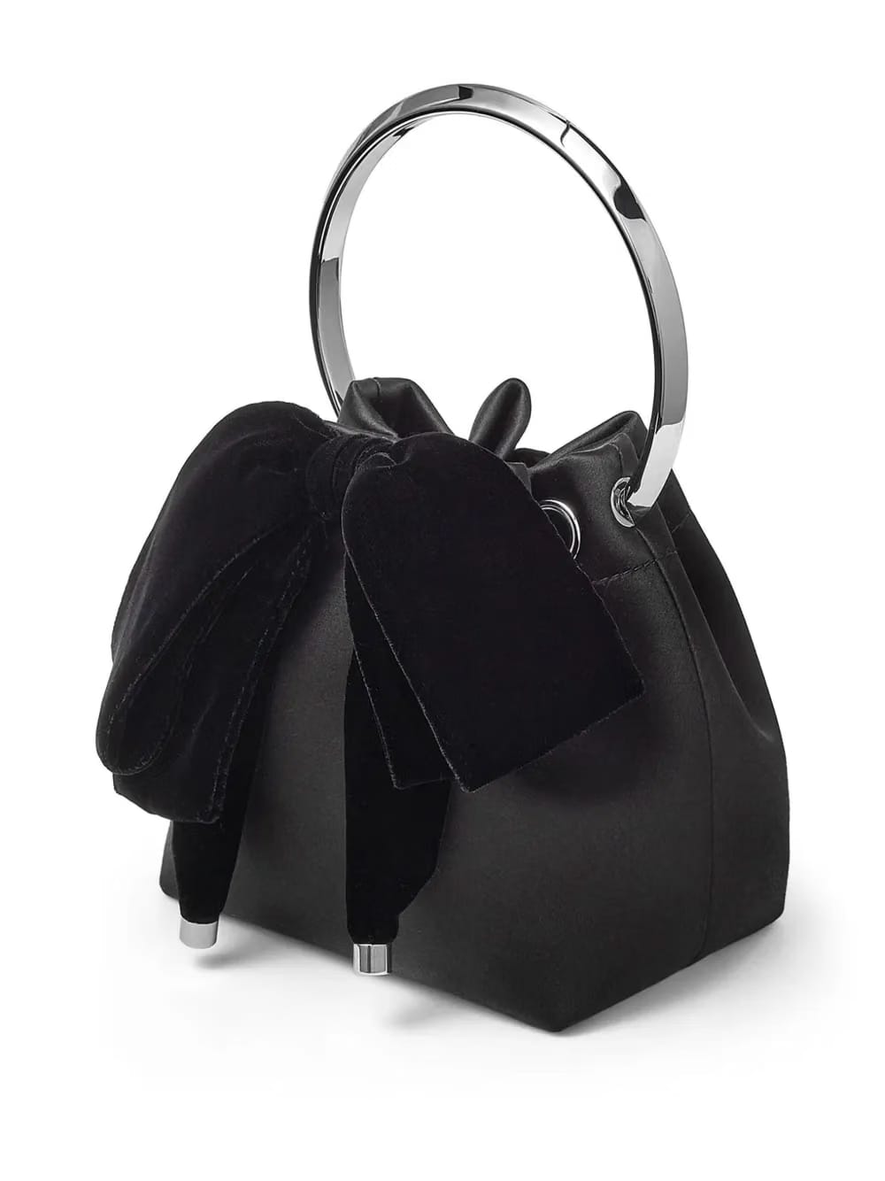 Bon Bon bow-detail satin bag