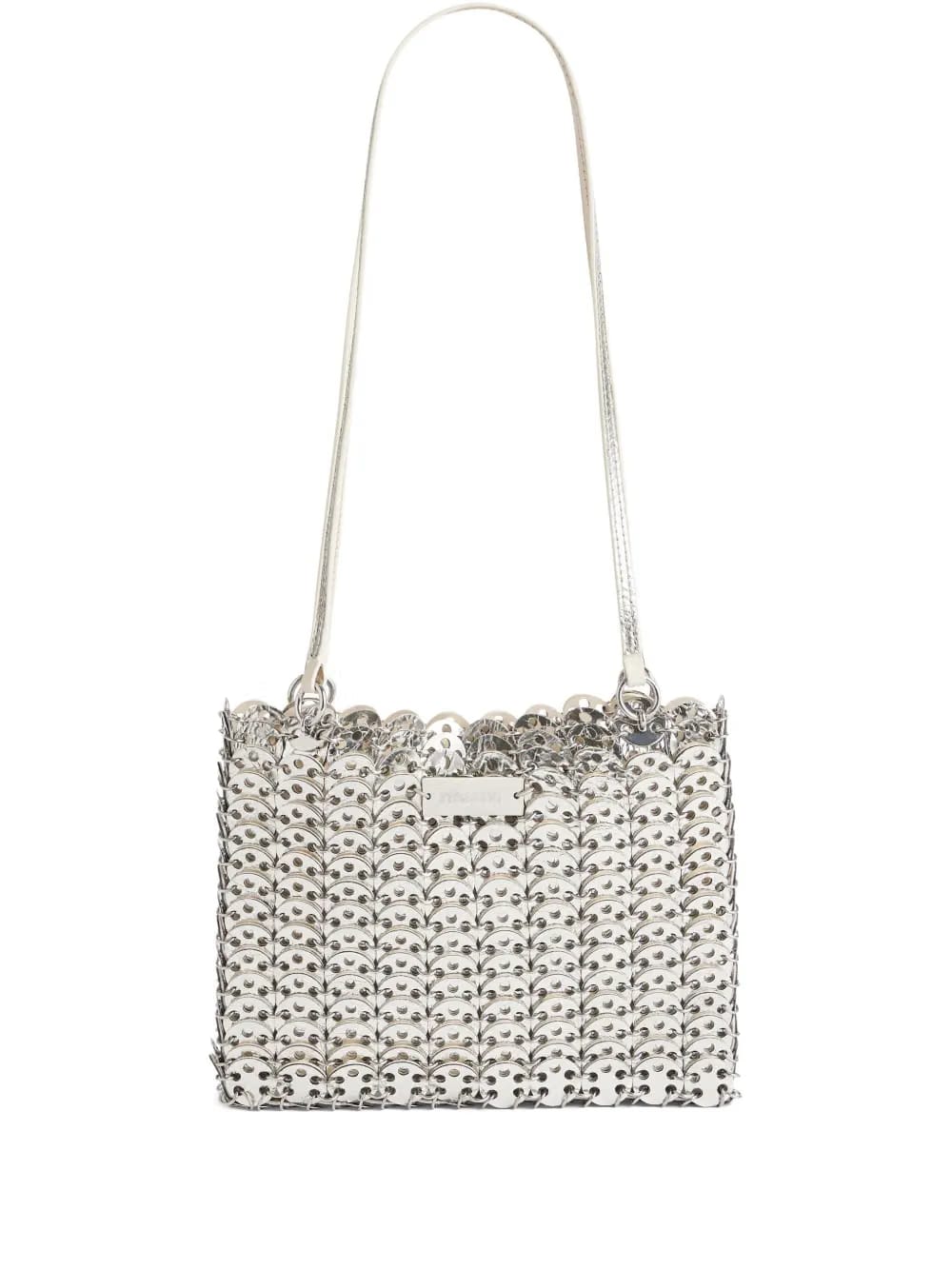 1969 chain-link leather shoulder bag