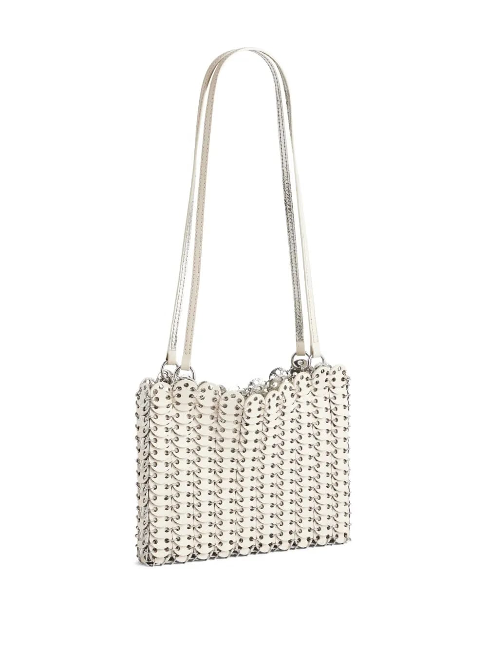 1969 chain-link leather shoulder bag