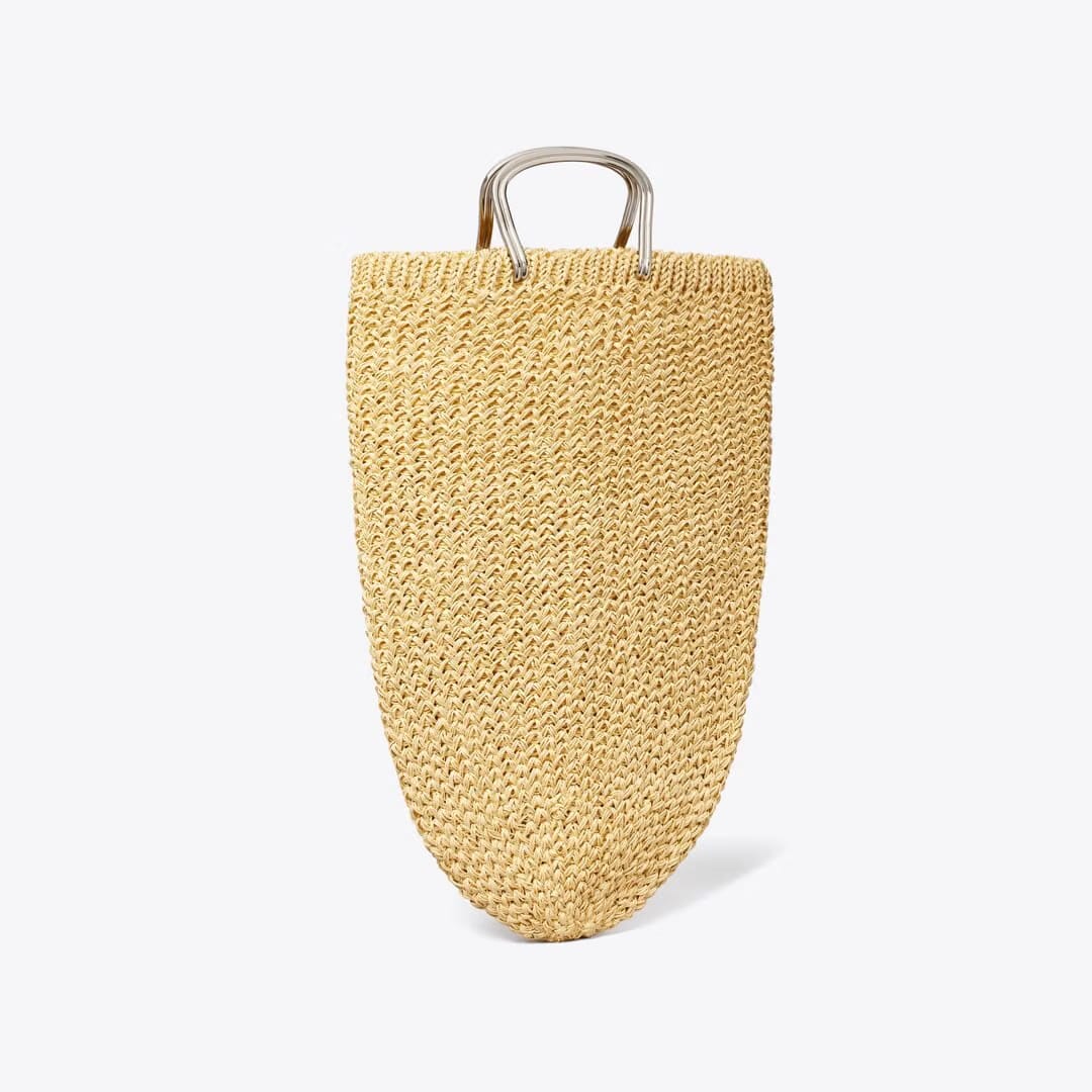 Tory Burch Large Crocheted Tote Natural