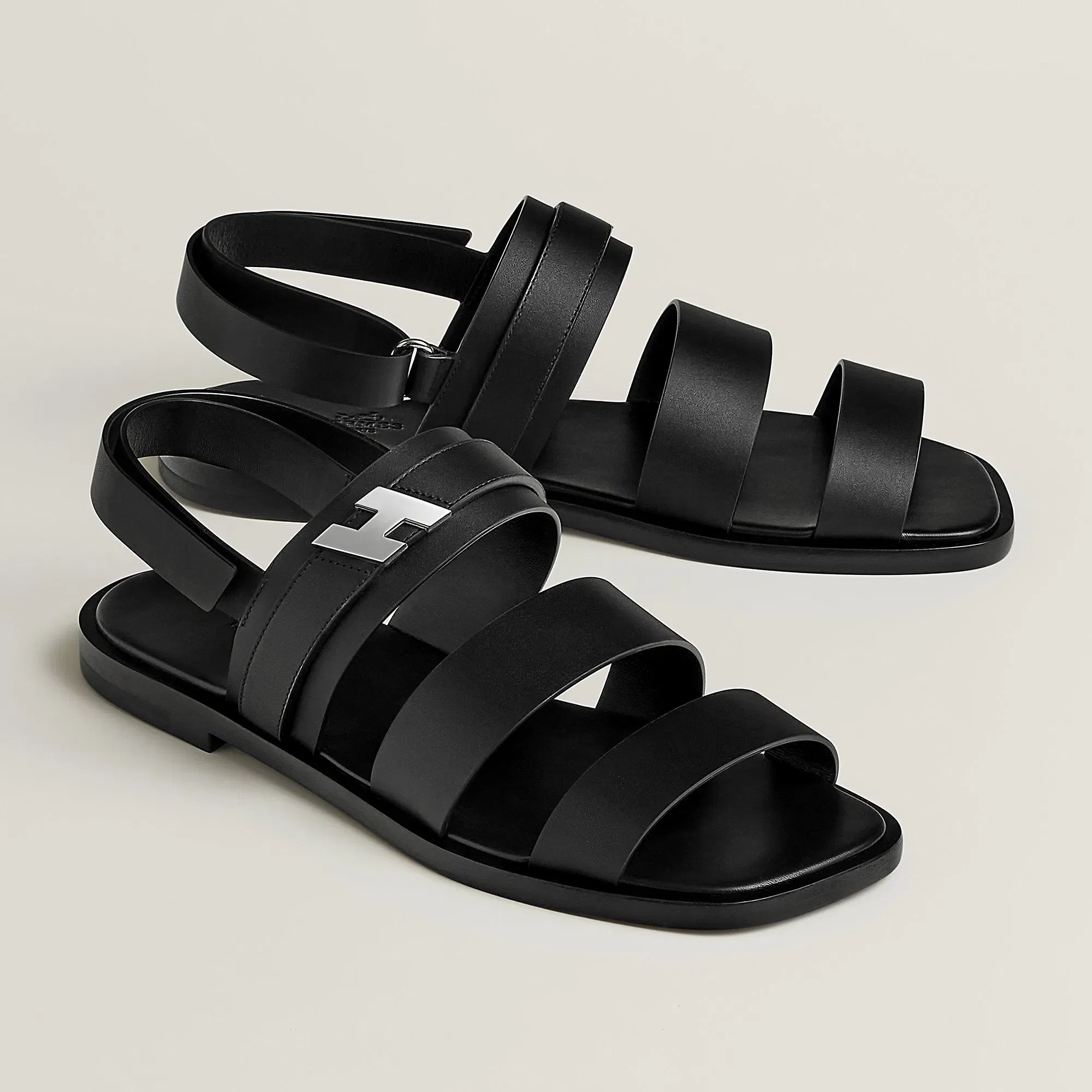 Hermes Miky Sandal Noir