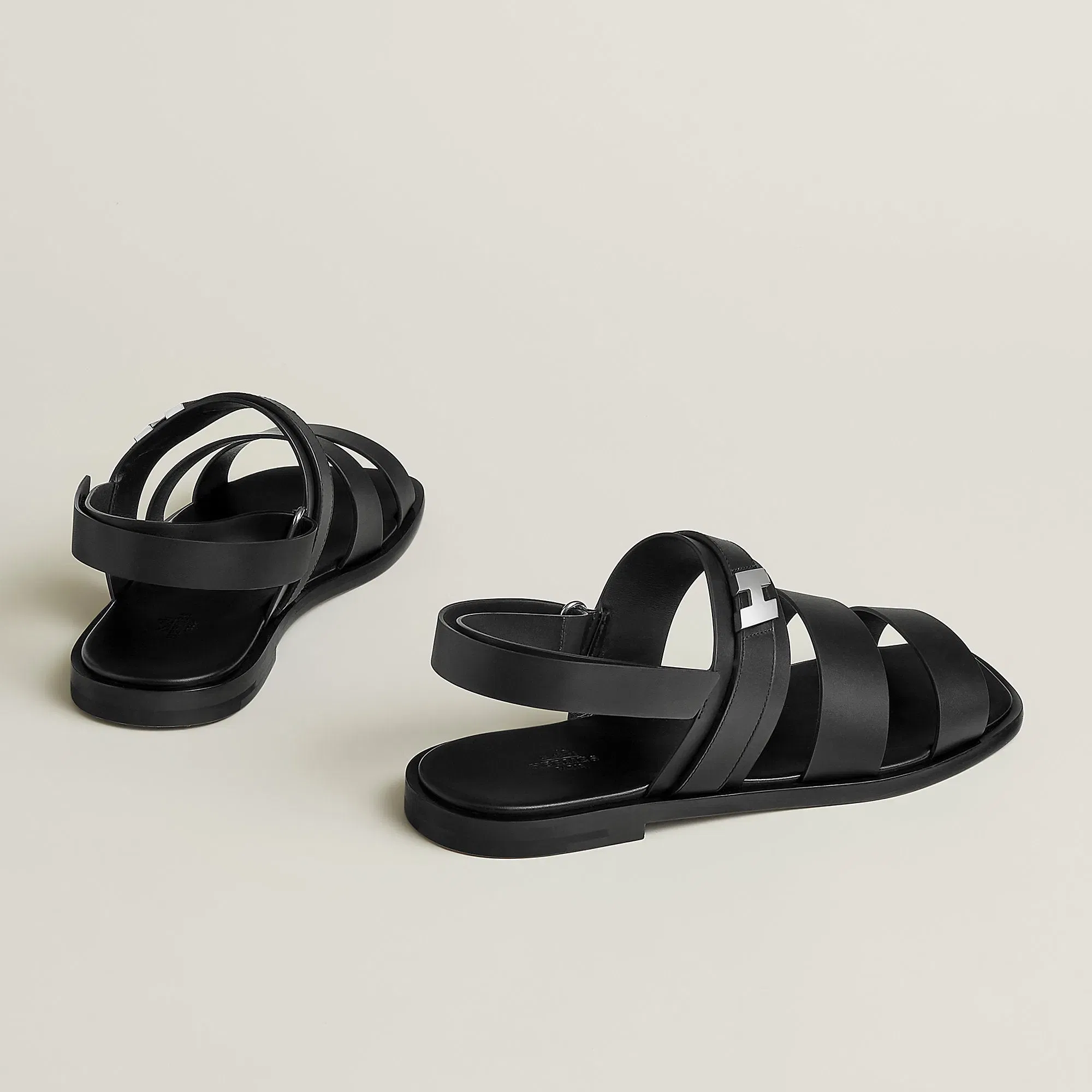 Hermes Miky Sandal Noir