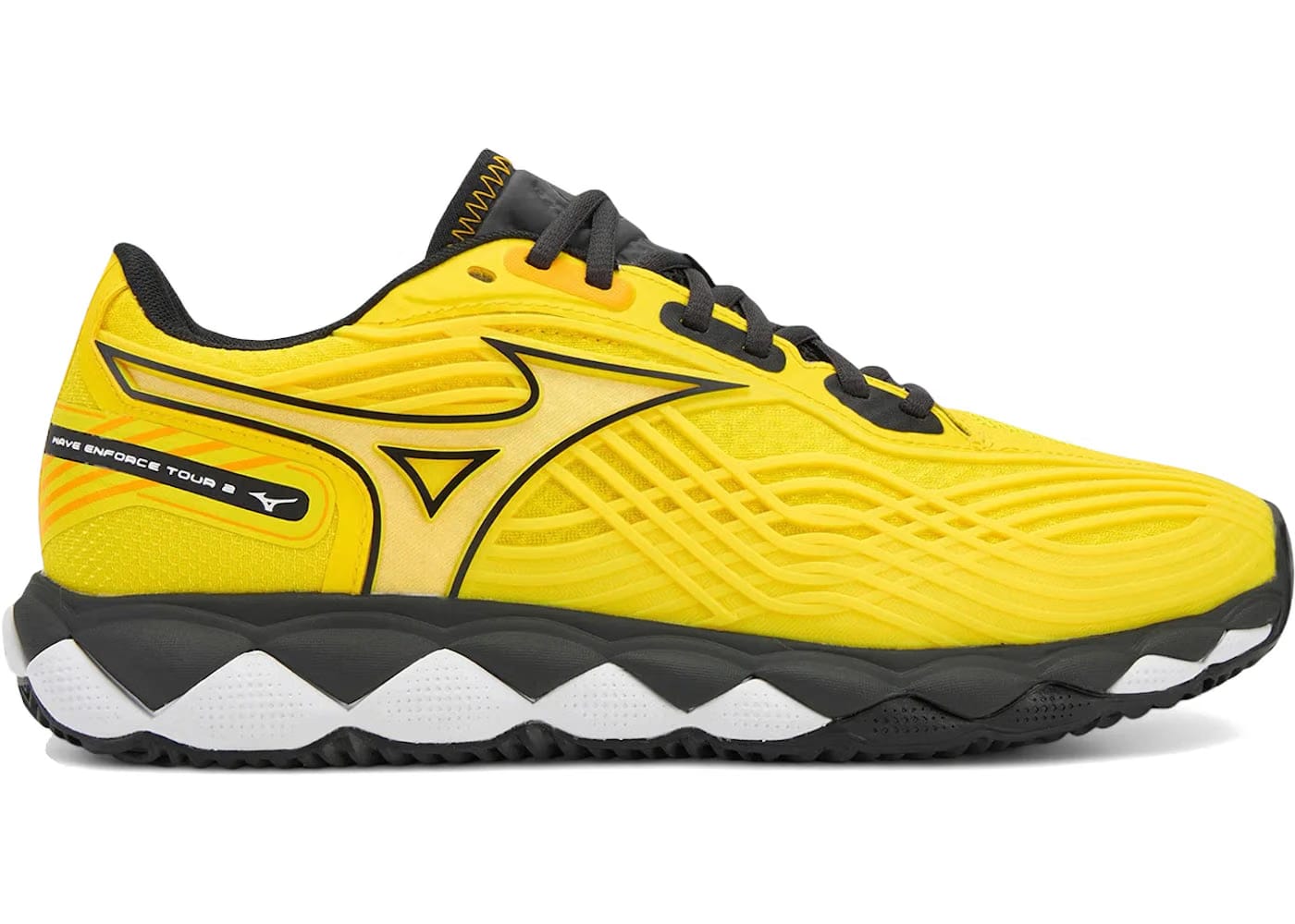 Mizuno Wave Enforce Tour 2 Vibrant Yellow Black Sand