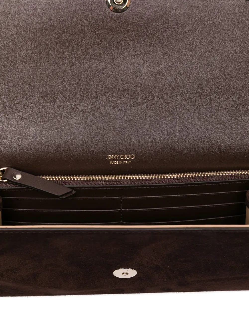 envelope suede clutch bag