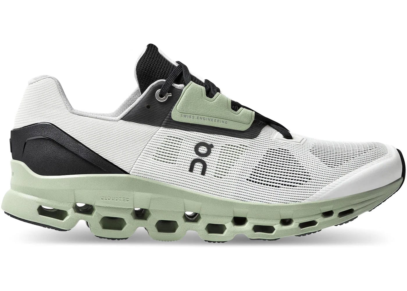 On Running Cloudstratus White Black Sage