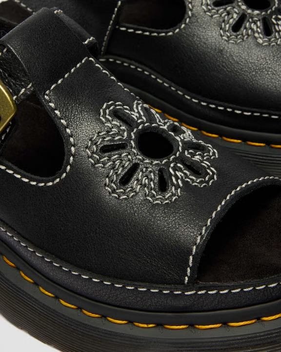 Dr Martens Dunnet Flower - Black