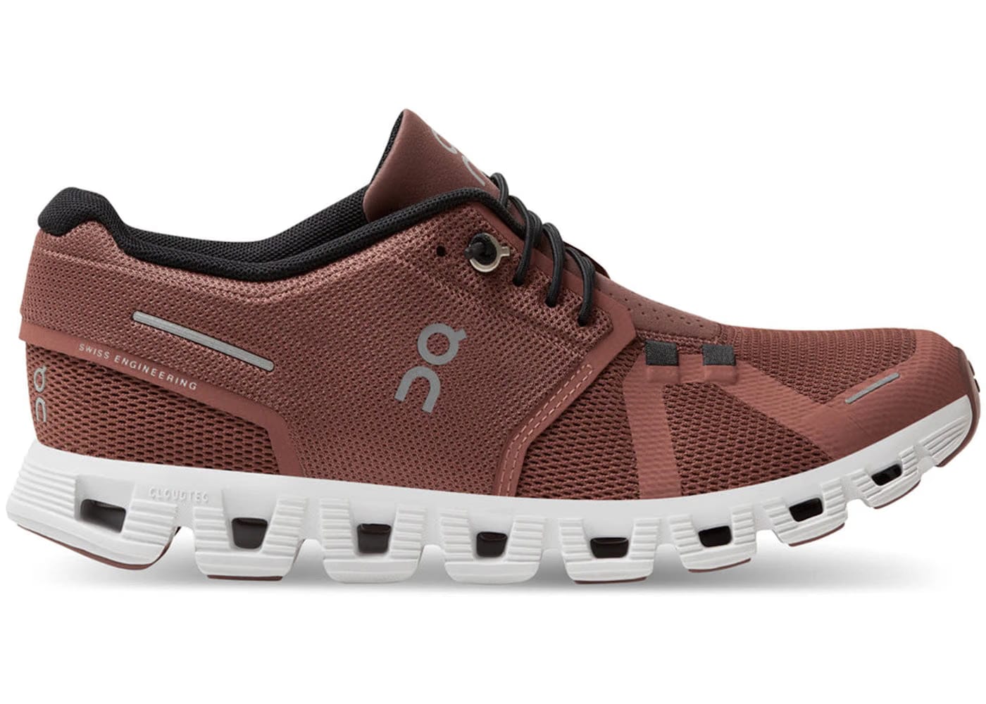 On Running Cloud 5 Rust Black Womens