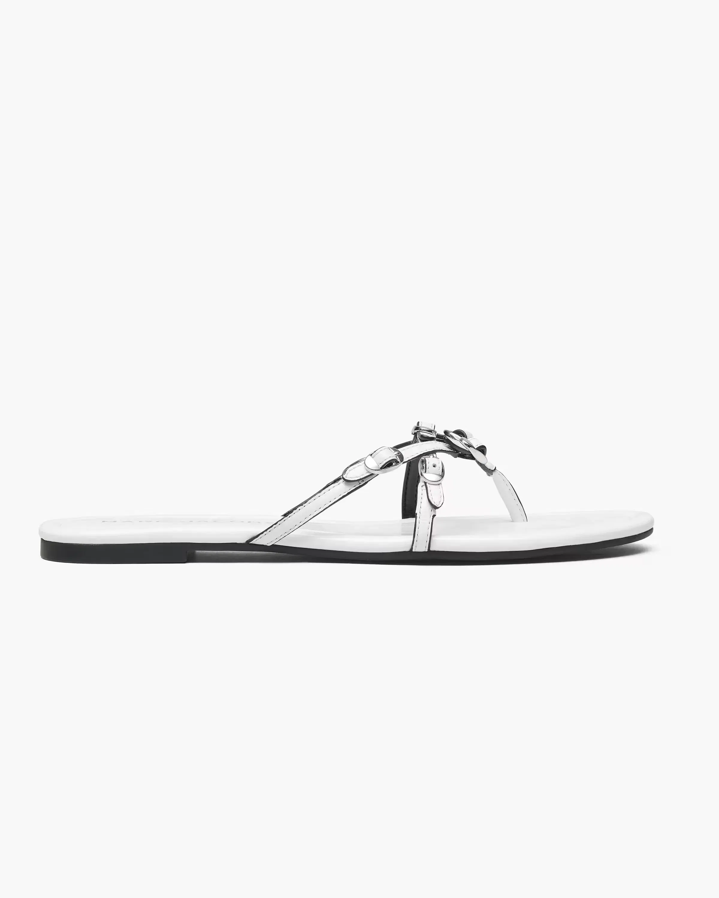 Marc Jacobs The Leather Kiki Sandal White