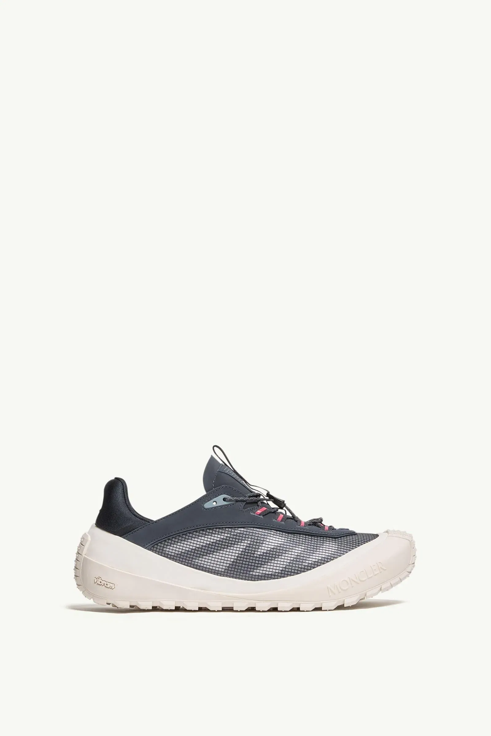 Moncler Trailgrip LP Suede & Nubuck Sneaker Navy Blue