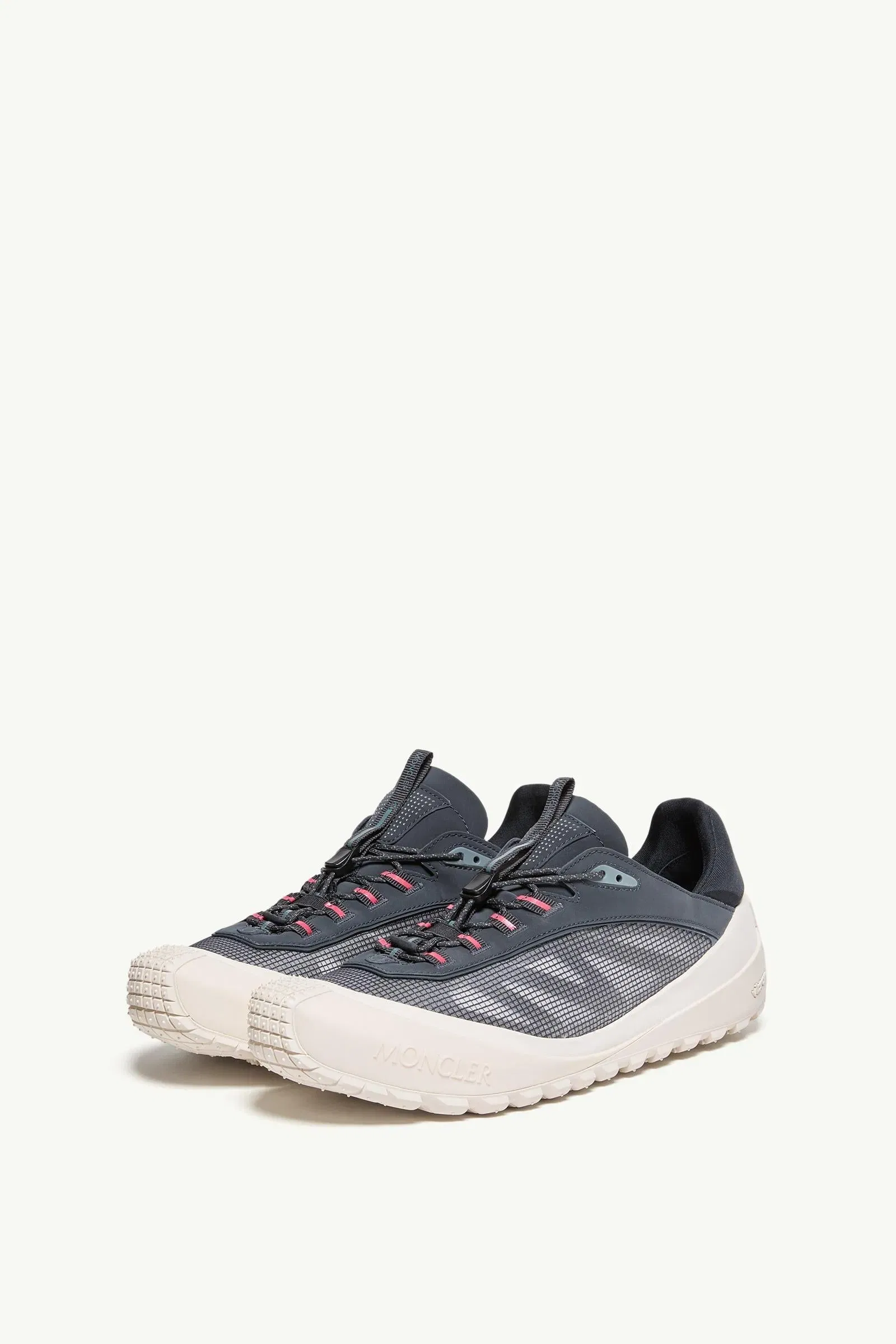 Moncler Trailgrip LP Suede & Nubuck Sneaker Navy Blue
