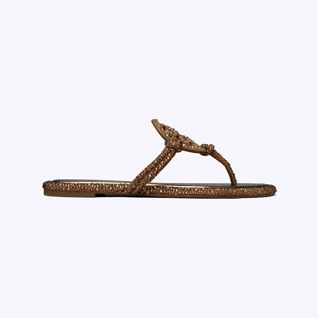 Tory Burch Miller Knotted Crystal COPPER FREEZE